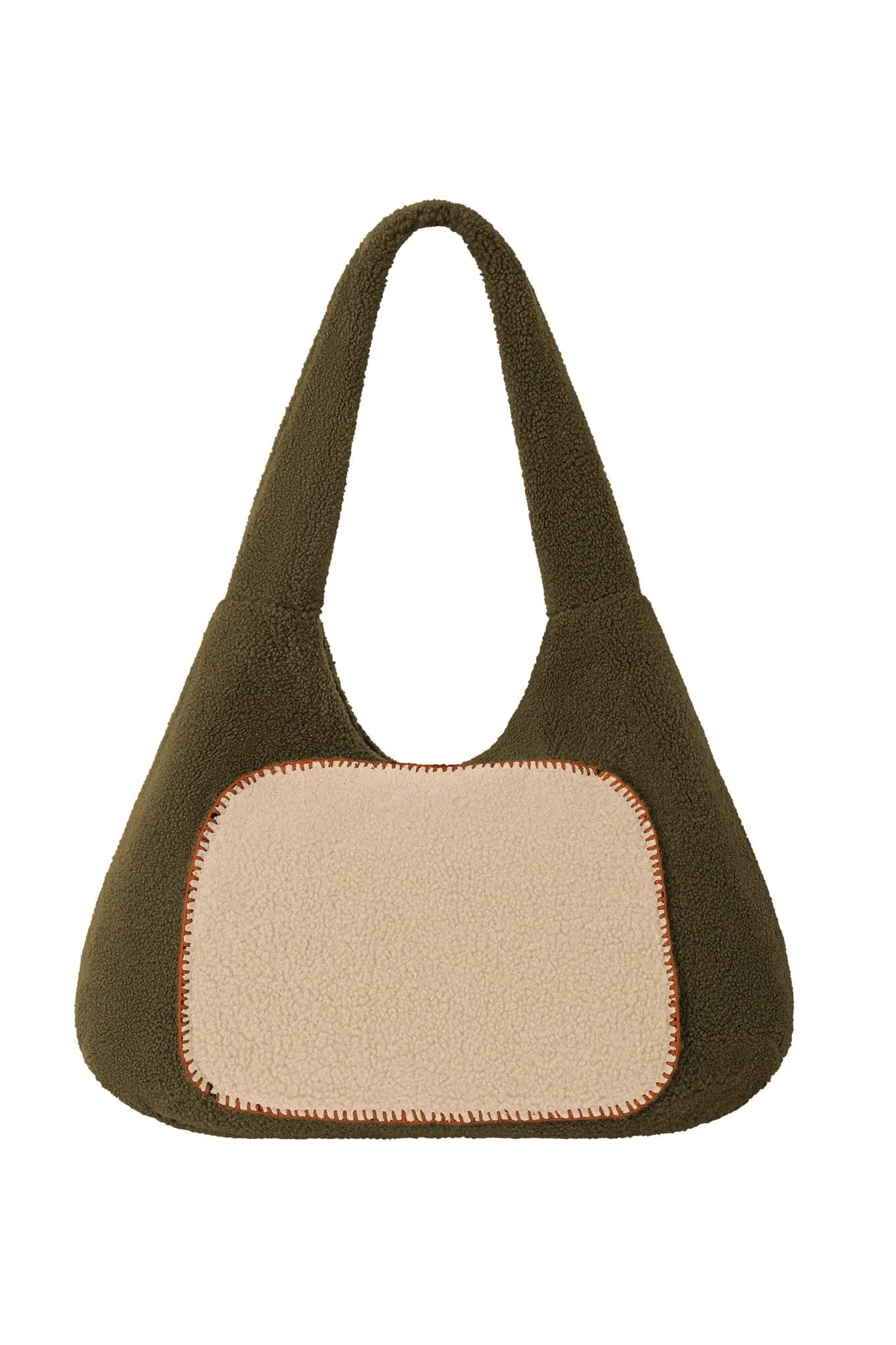 Amaya Recycled Polyester Fleece Bag - Khaki – image 1
