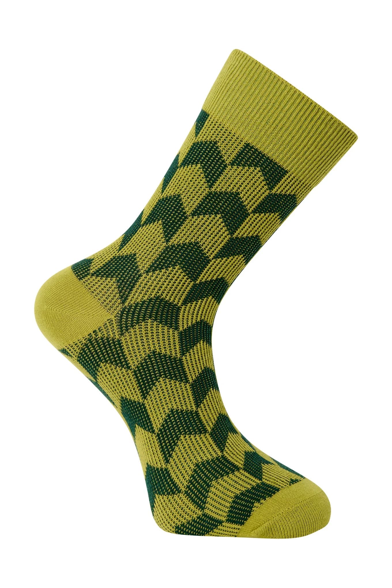 Chevron Organic Cotton Socks - Green – image 1