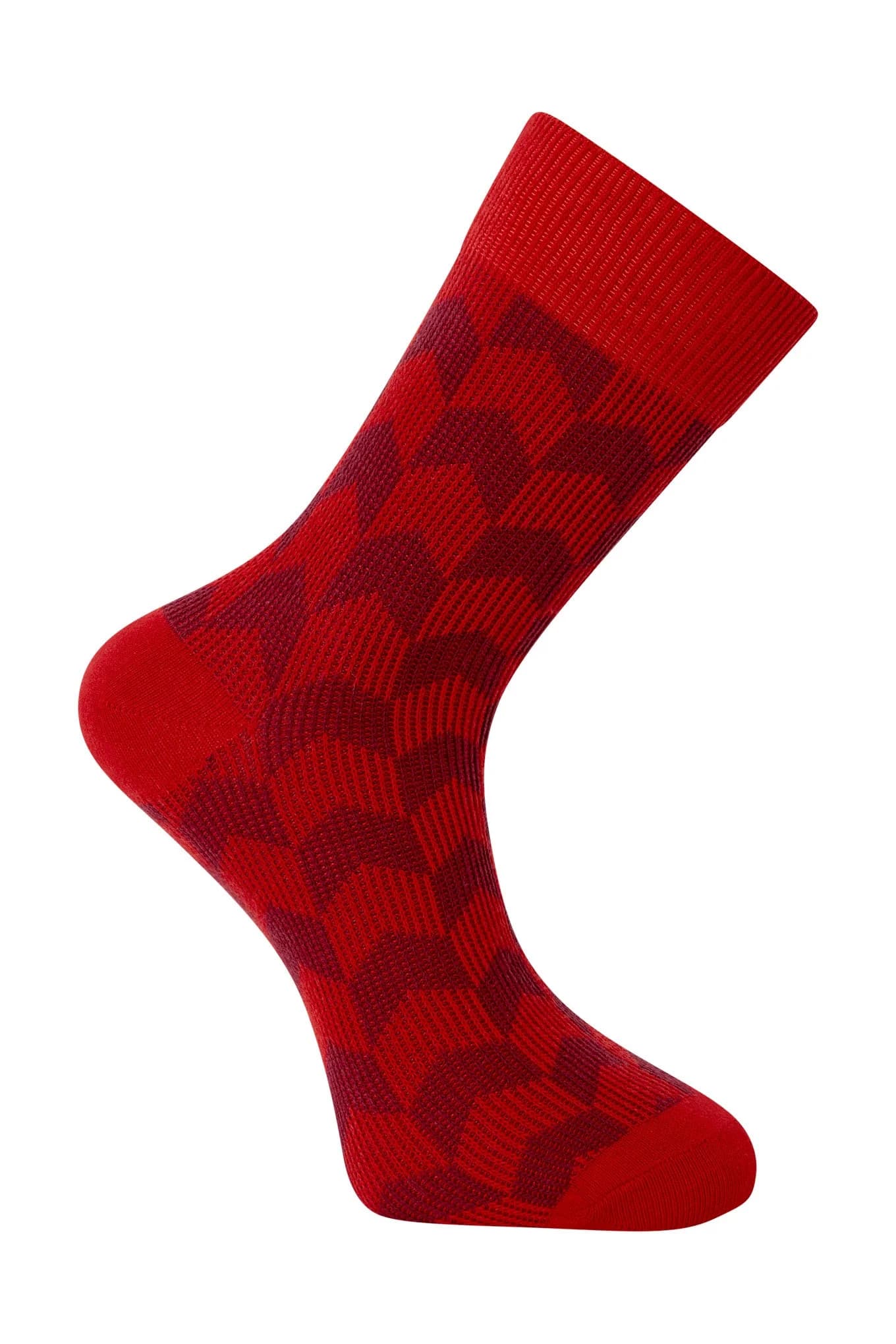 Chevron Organic Cotton Socks - Red – image 1