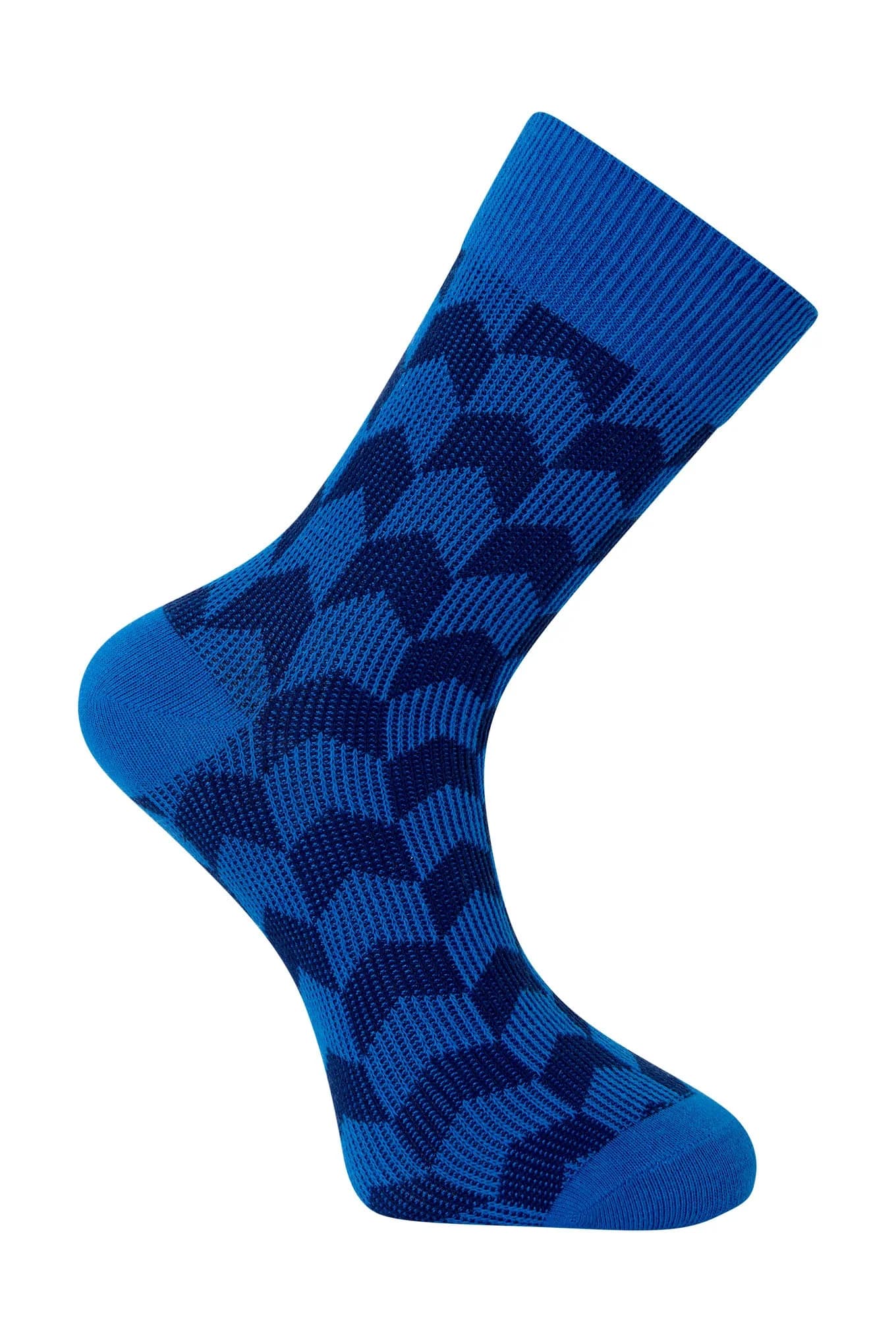 Chevron Organic Cotton Socks - Blue – image 1
