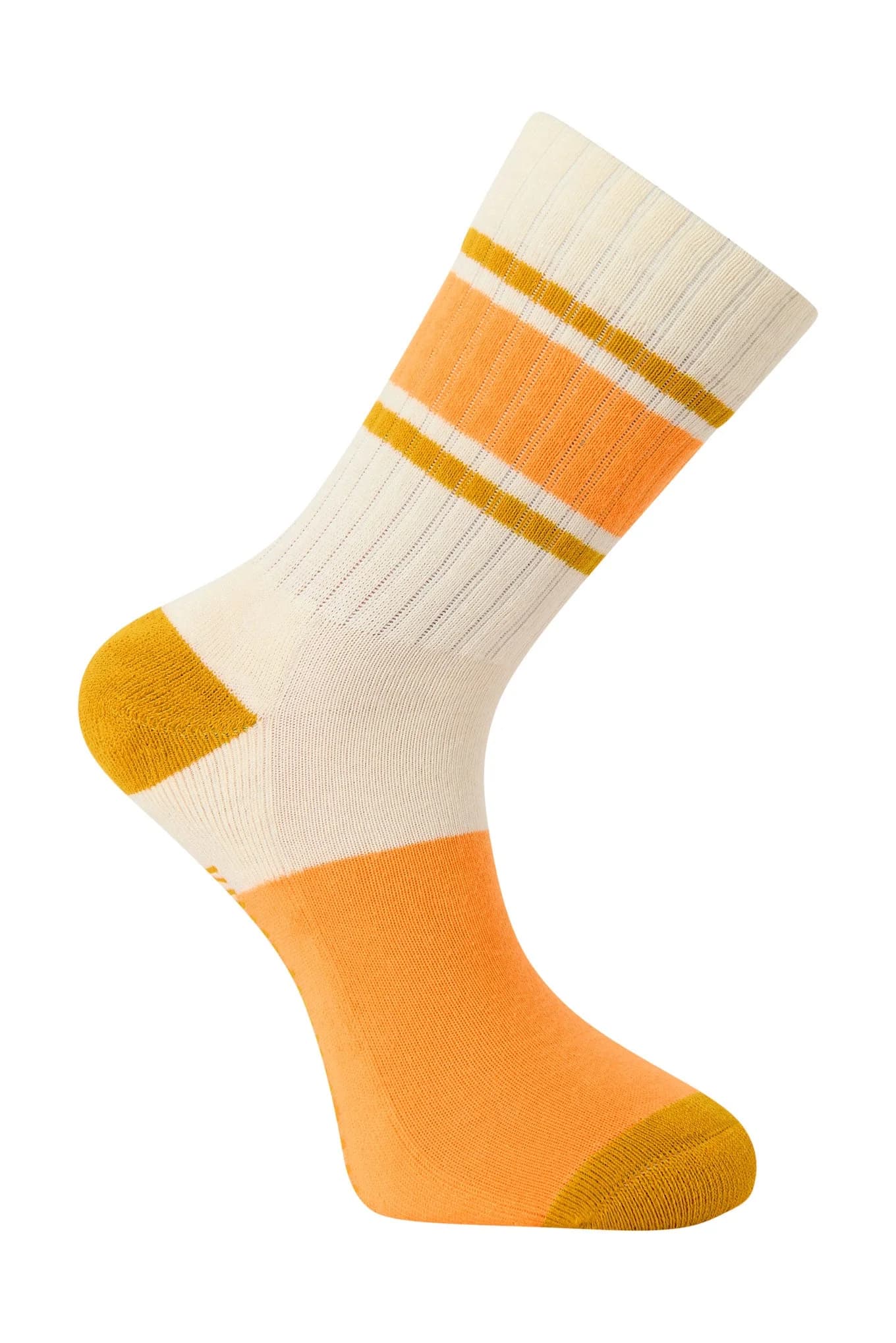 Organic Cotton Sport Rib Socks - Camel – image 1