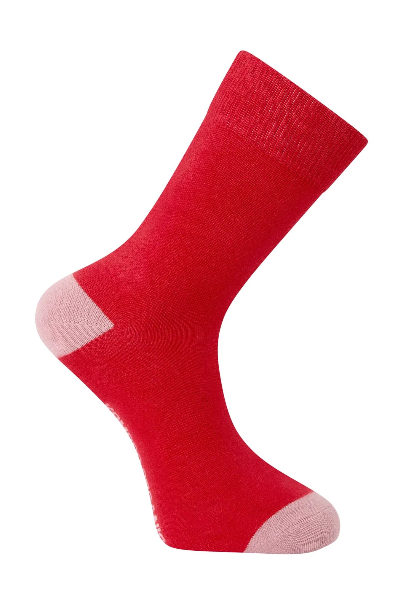 Punchy Organic Cotton Socks Red – image 1