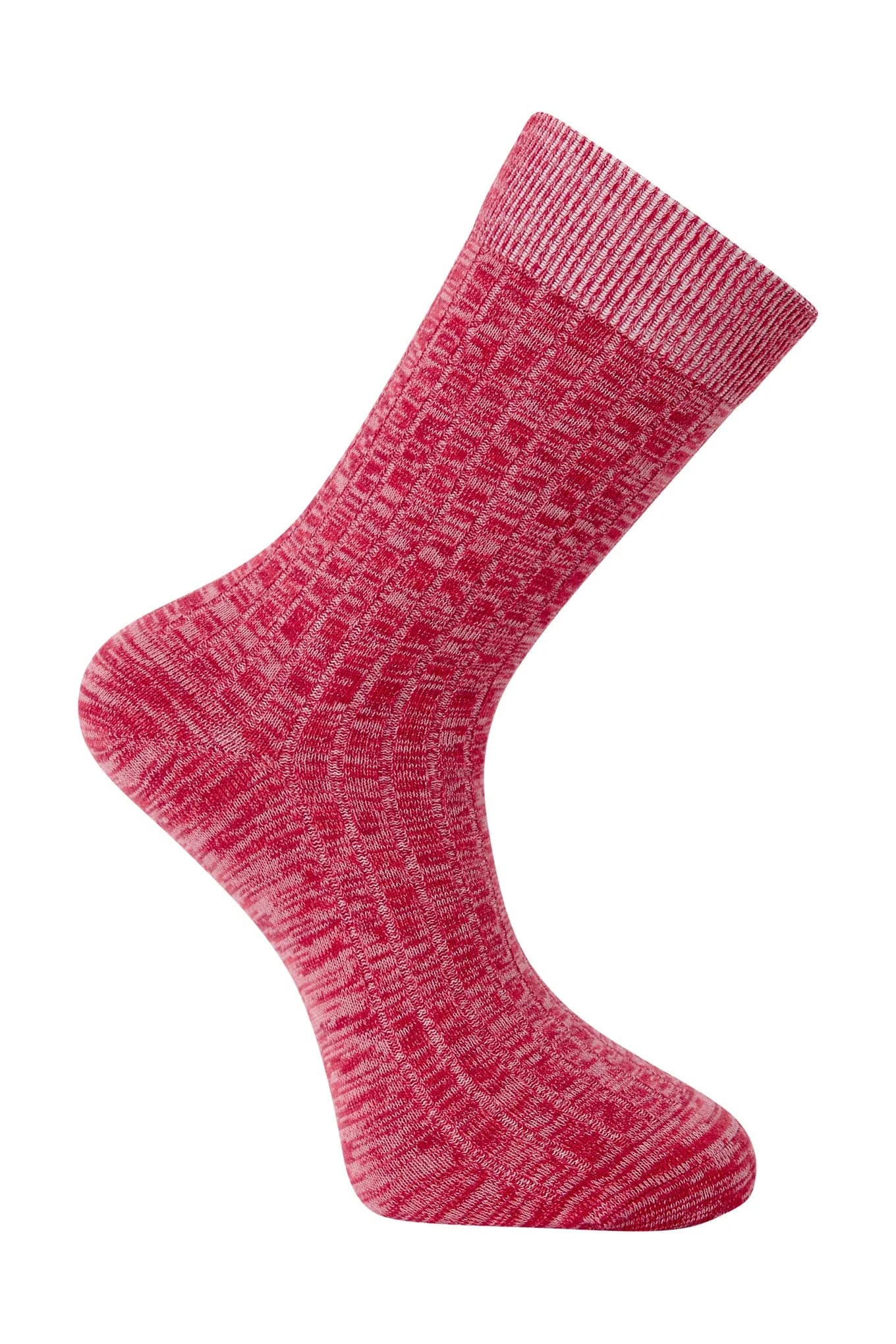 Tri Marl Organic Cotton Socks - Rose – image 1