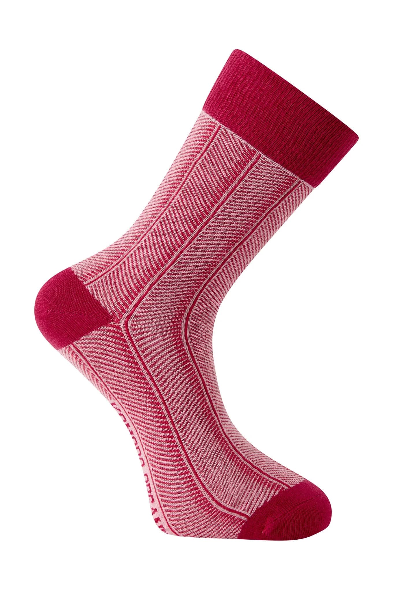 Herringbone Organic Cotton Socks - Rose – image 1