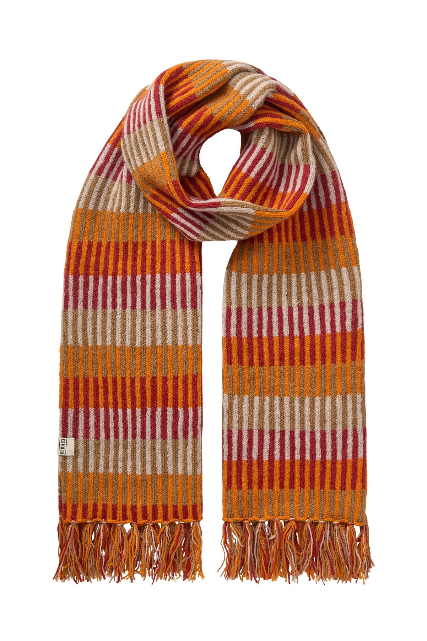 FLINT Lambswool Scarf - Orange – image 1