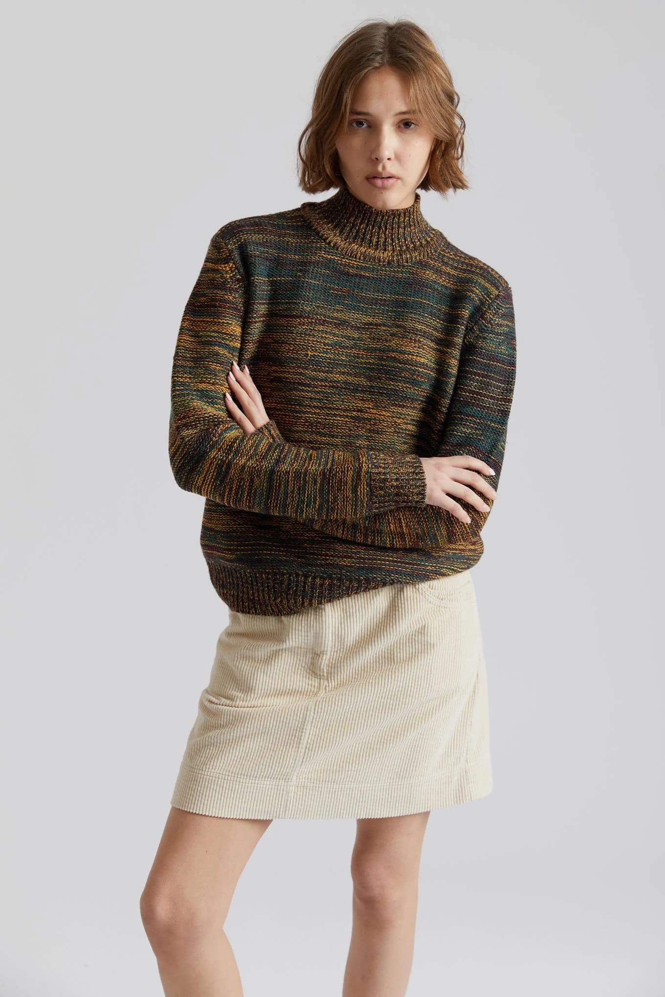 Amanda Fine Merino Wool Jumper - Mustard