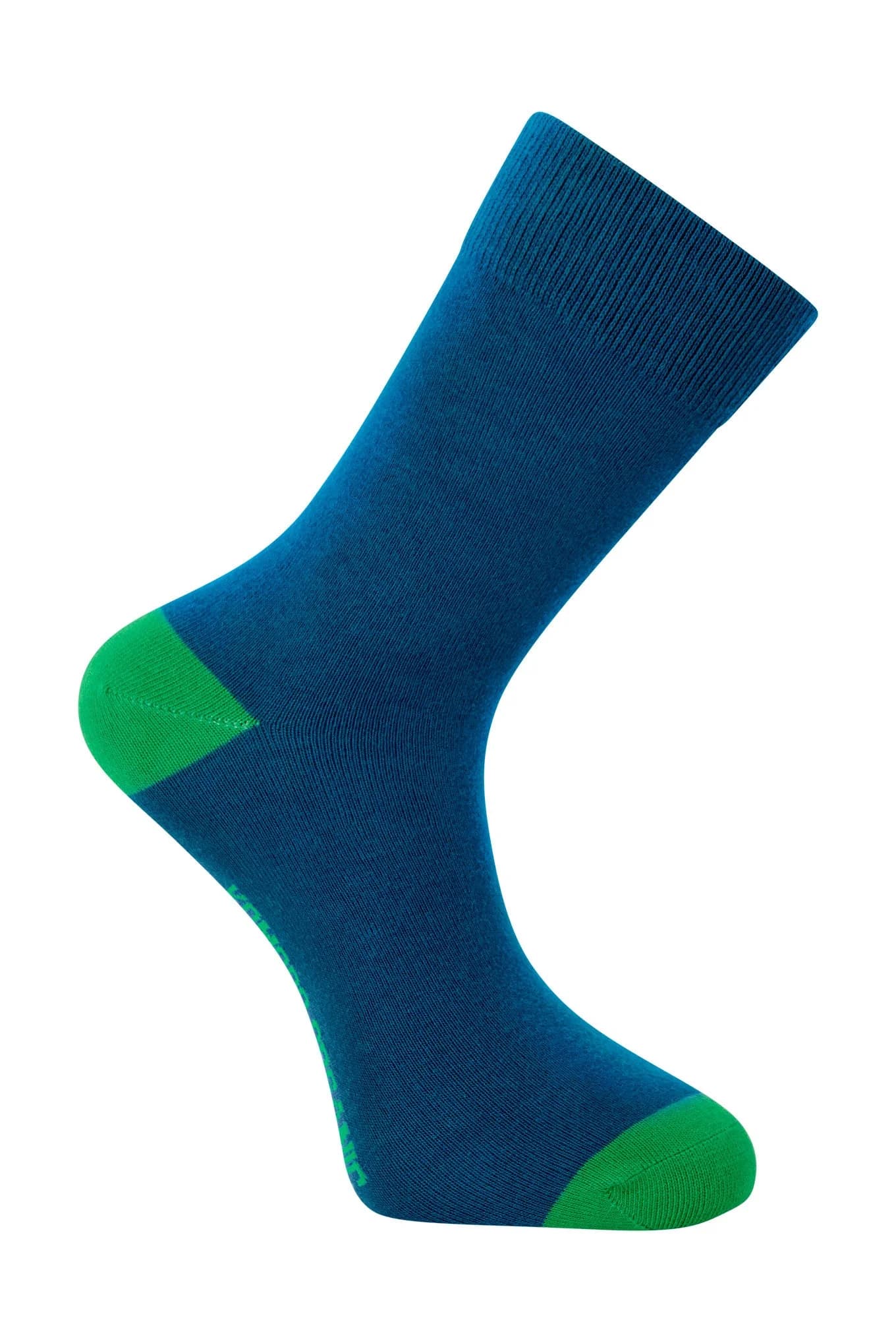 Punchy Organic Cotton Socks Teal – image 1