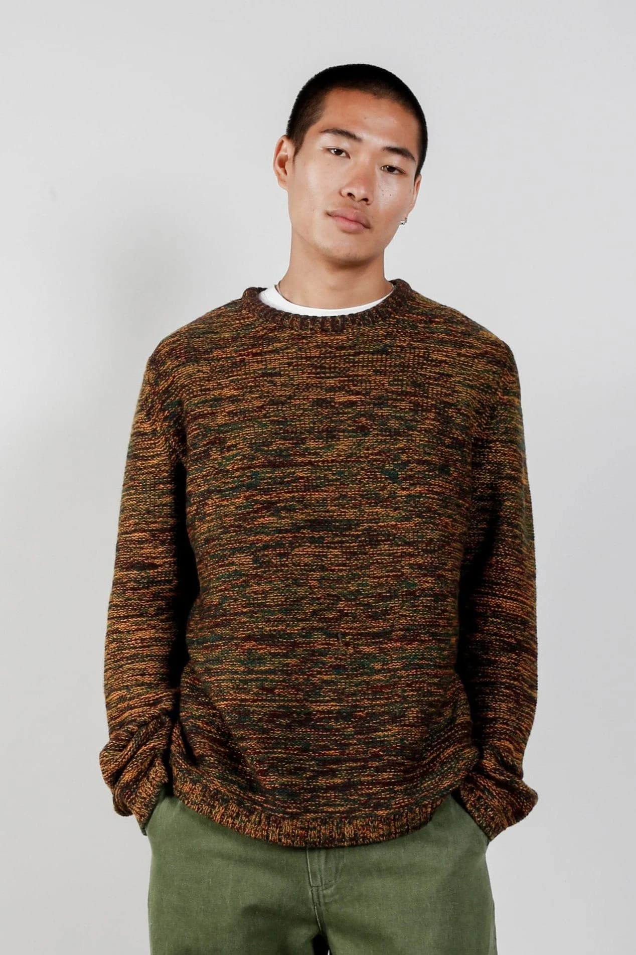 Merino Wool Jumper Mustard
