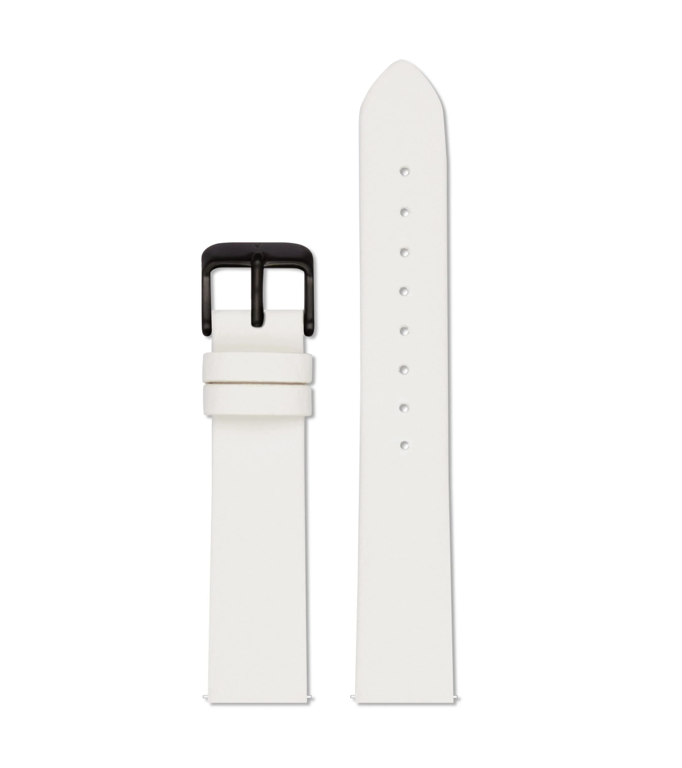 Off white with brushed black buckle | 18mm