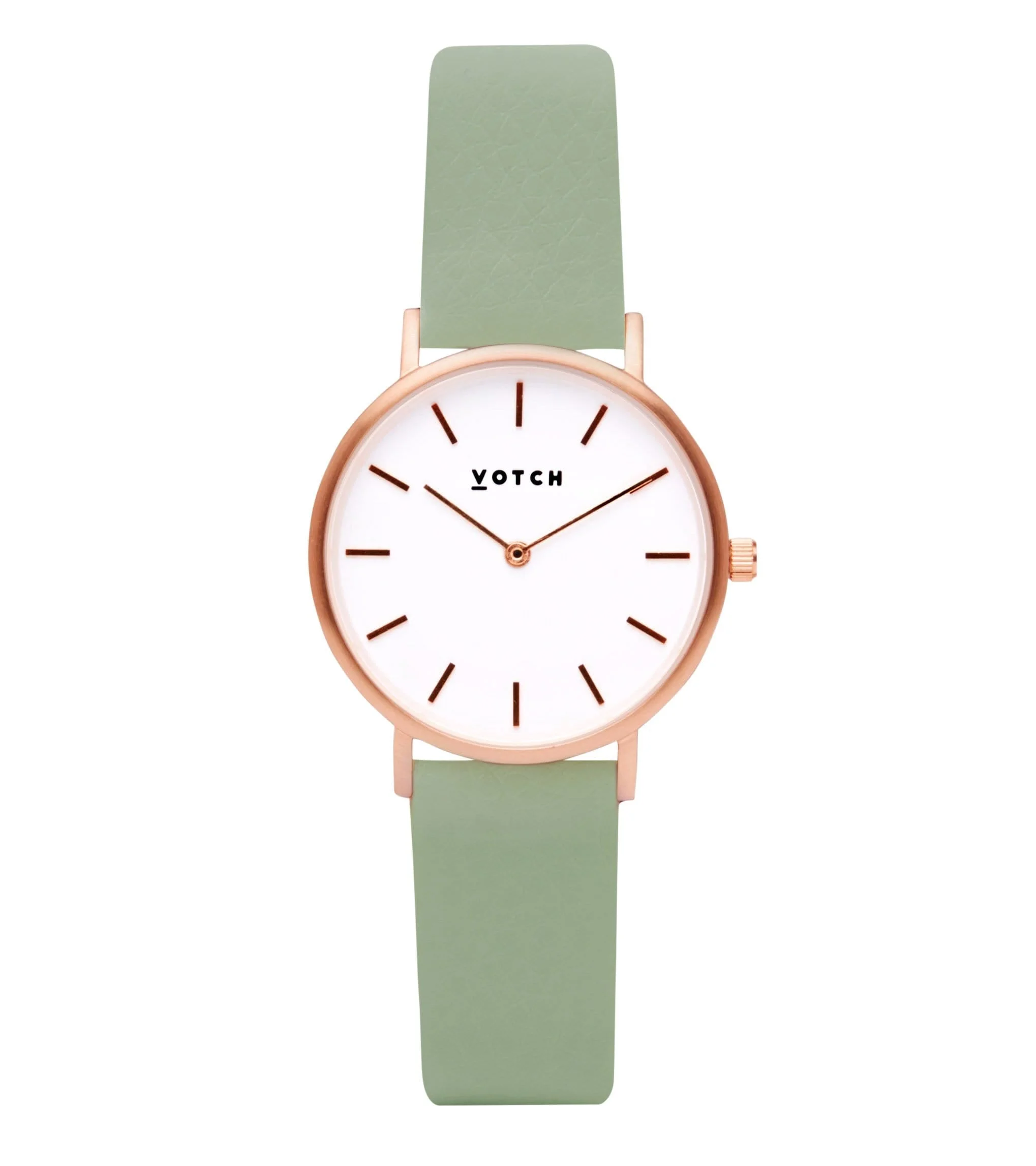 Rose Gold & Sage Watch | Petite