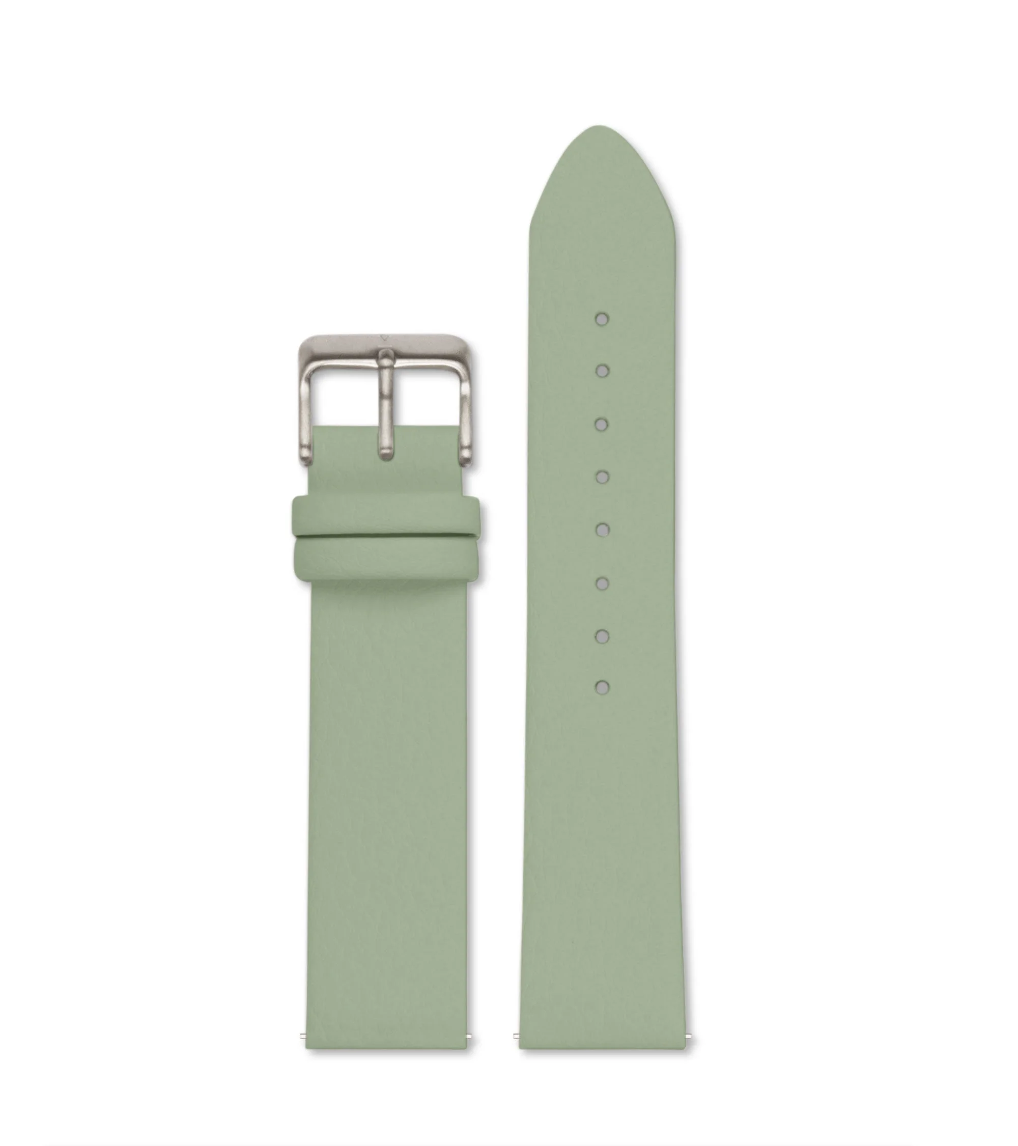 SAGE WITH BRUSHED SILVER BUCKLE | 20MM