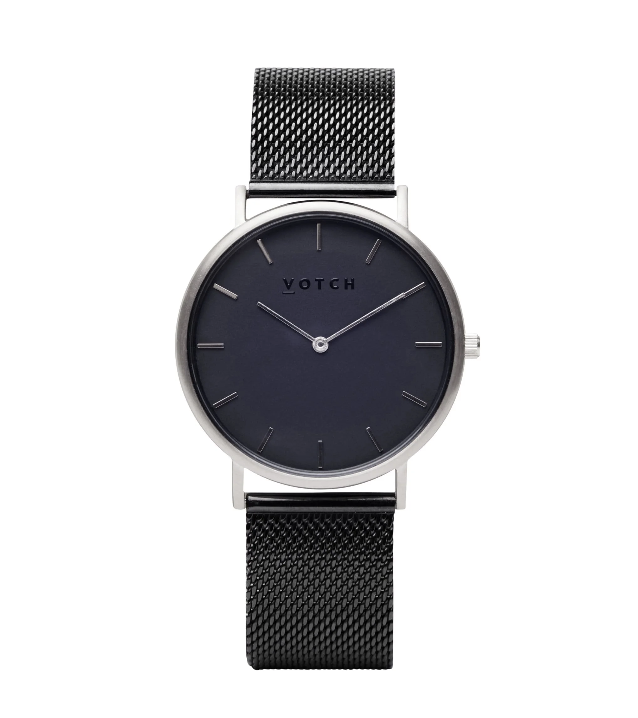 Silver & Black with Black | Mesh Classic