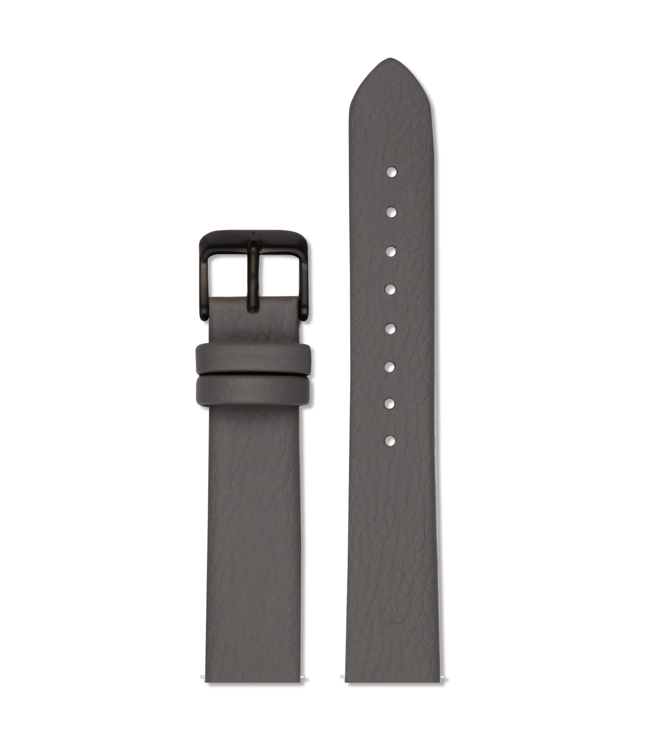 Slate Grey Watch Strap with Brushed Black Buckle — 18mm – image 1