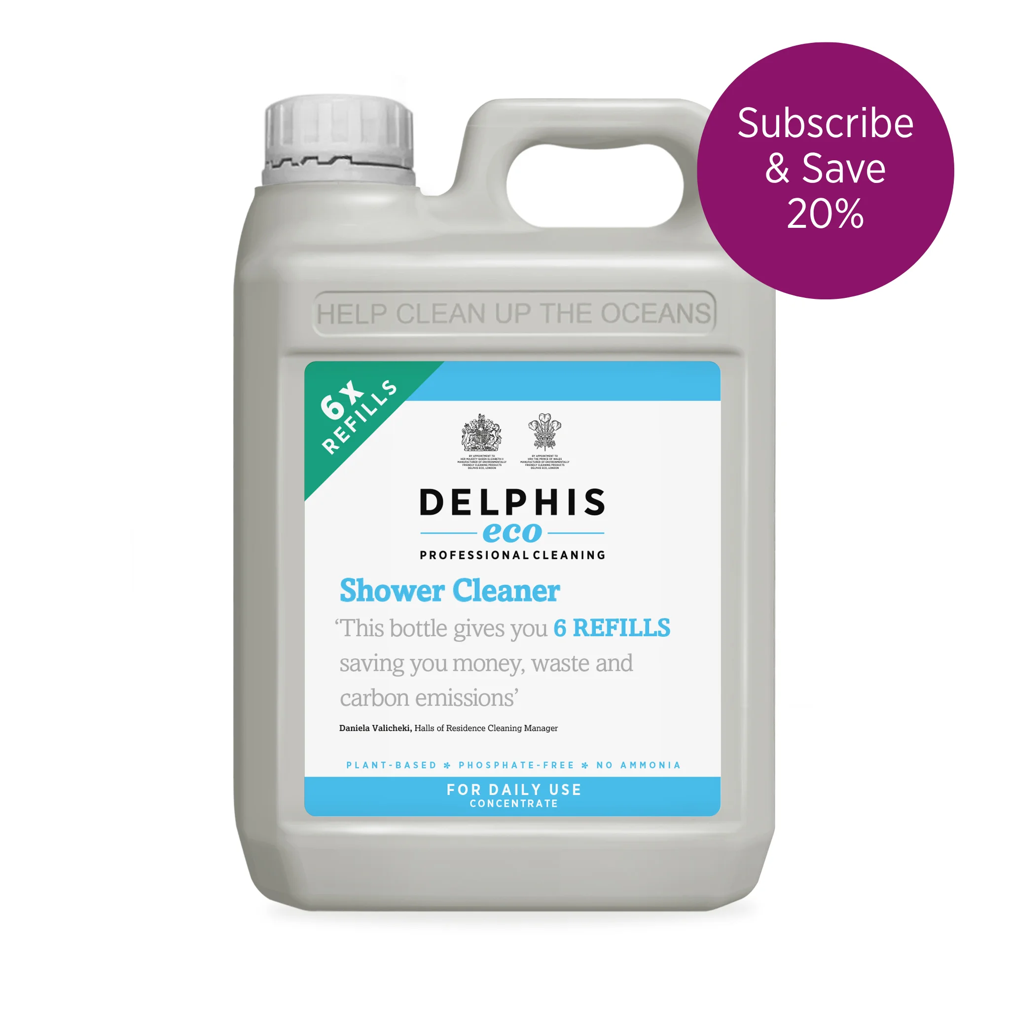Daily Shower Cleaner 2L Refill (Concentrate)