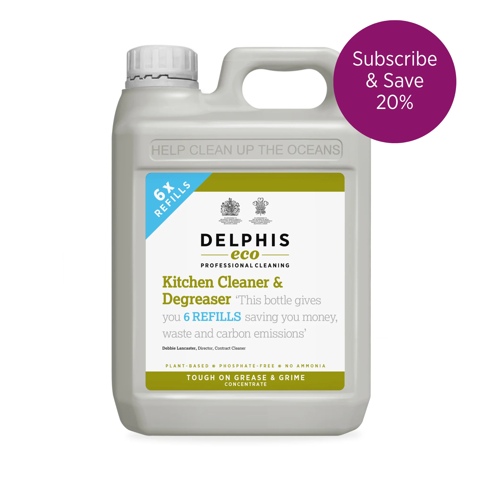 Kitchen Cleaner & Degreaser 2Ltr Refill (Concentrate)