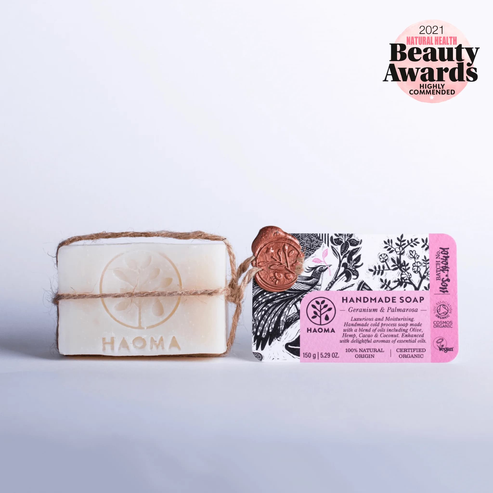 Handmade Geranium & Palmarosa Soap