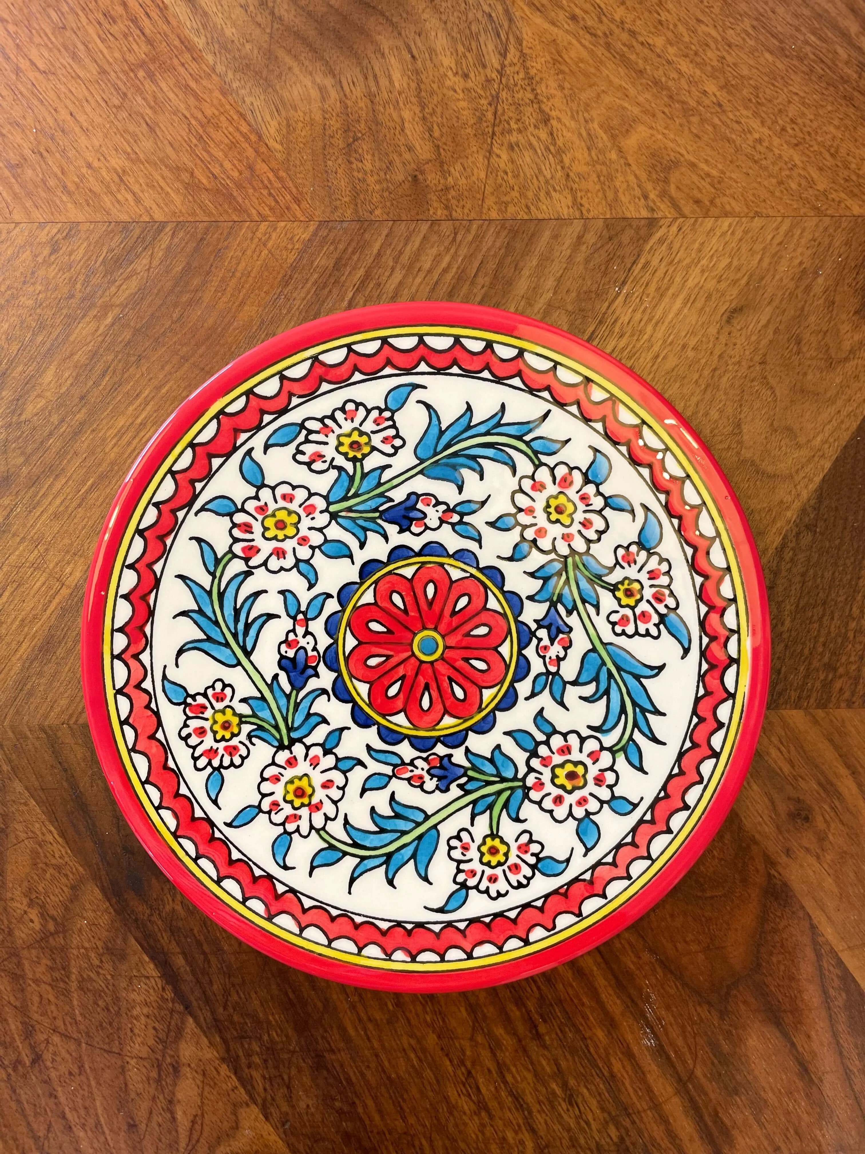 Leila Red Platter