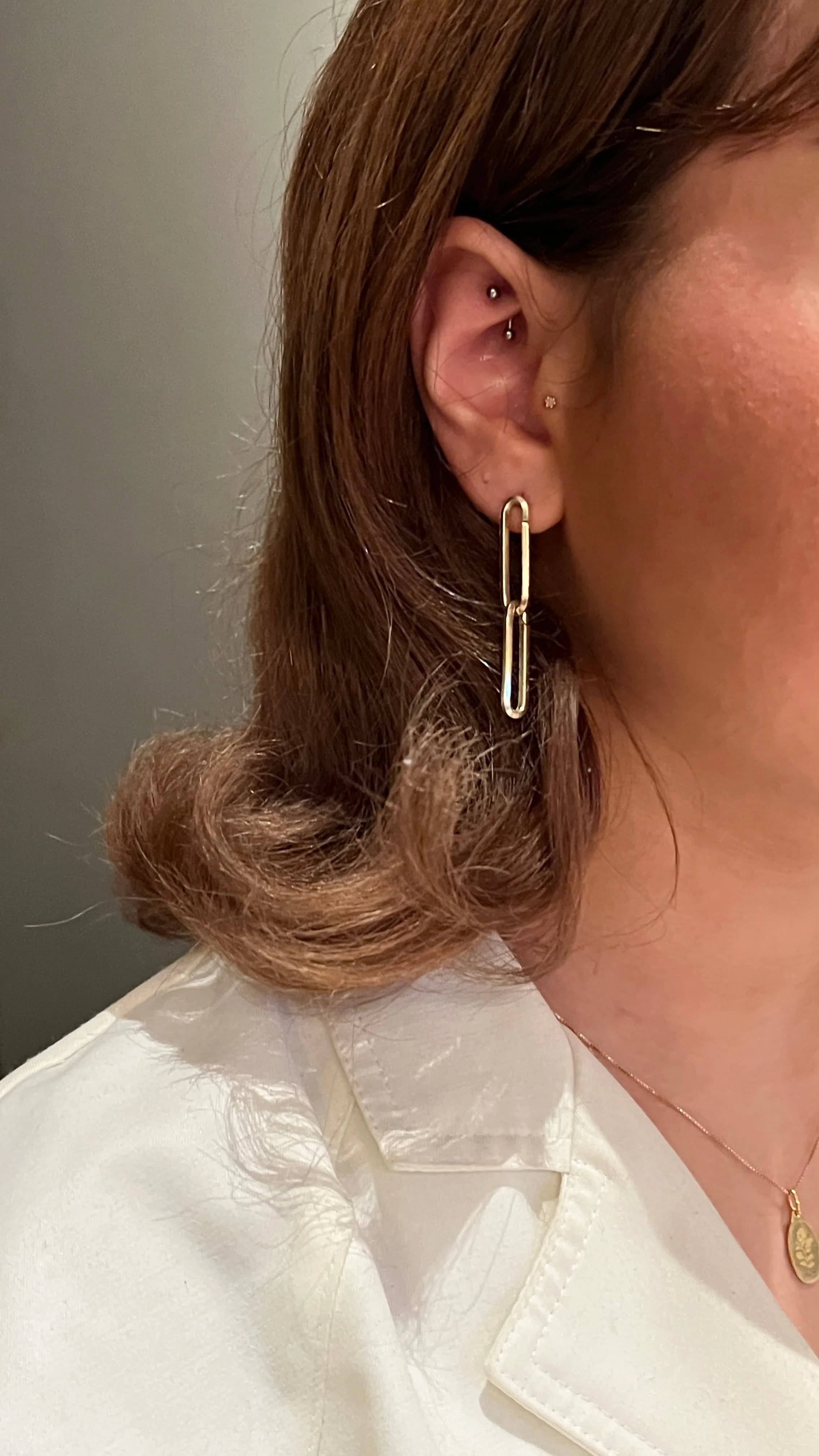 Maya Sikri Double Chain Earrings