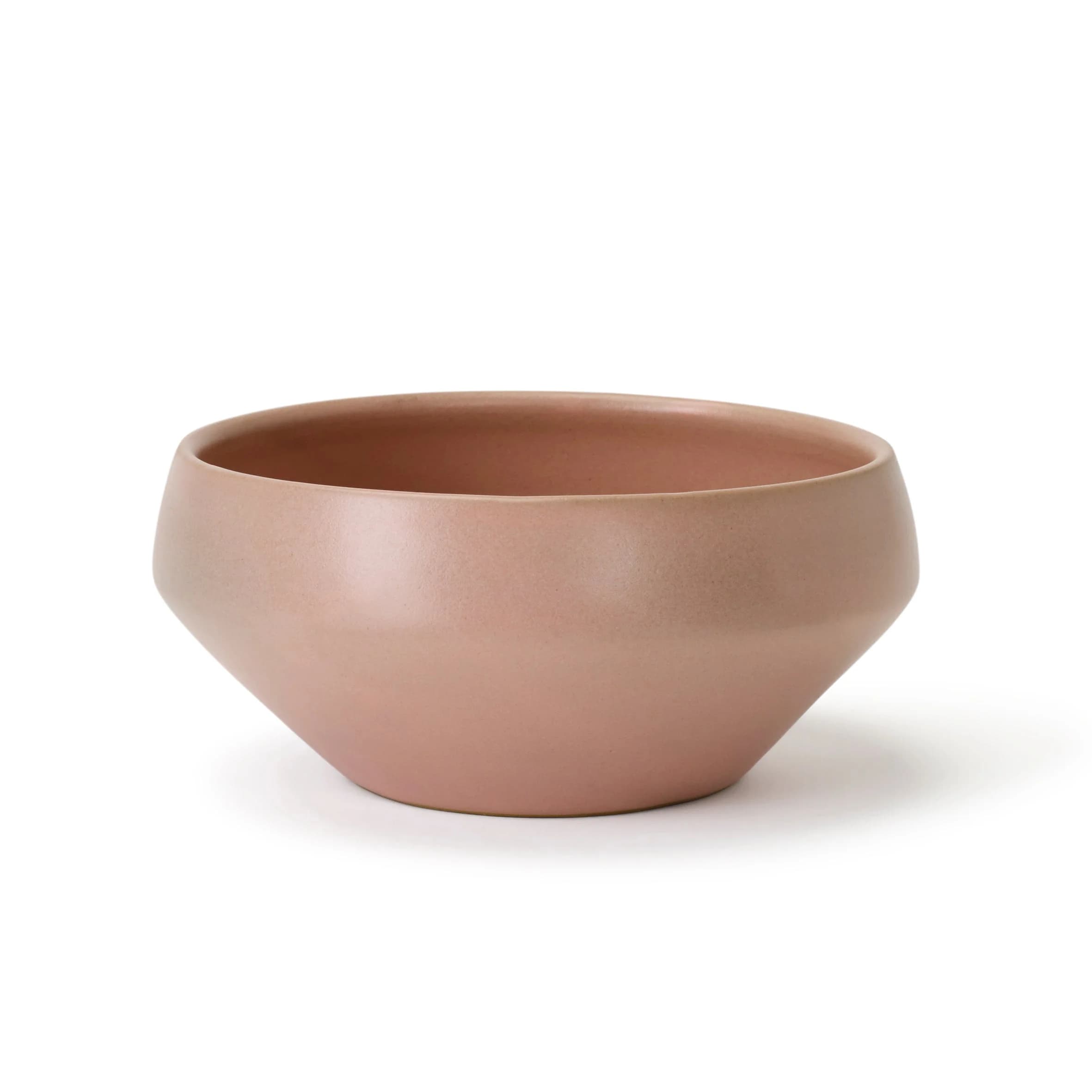 Pink Stoneware Dessert Bowl – image 1