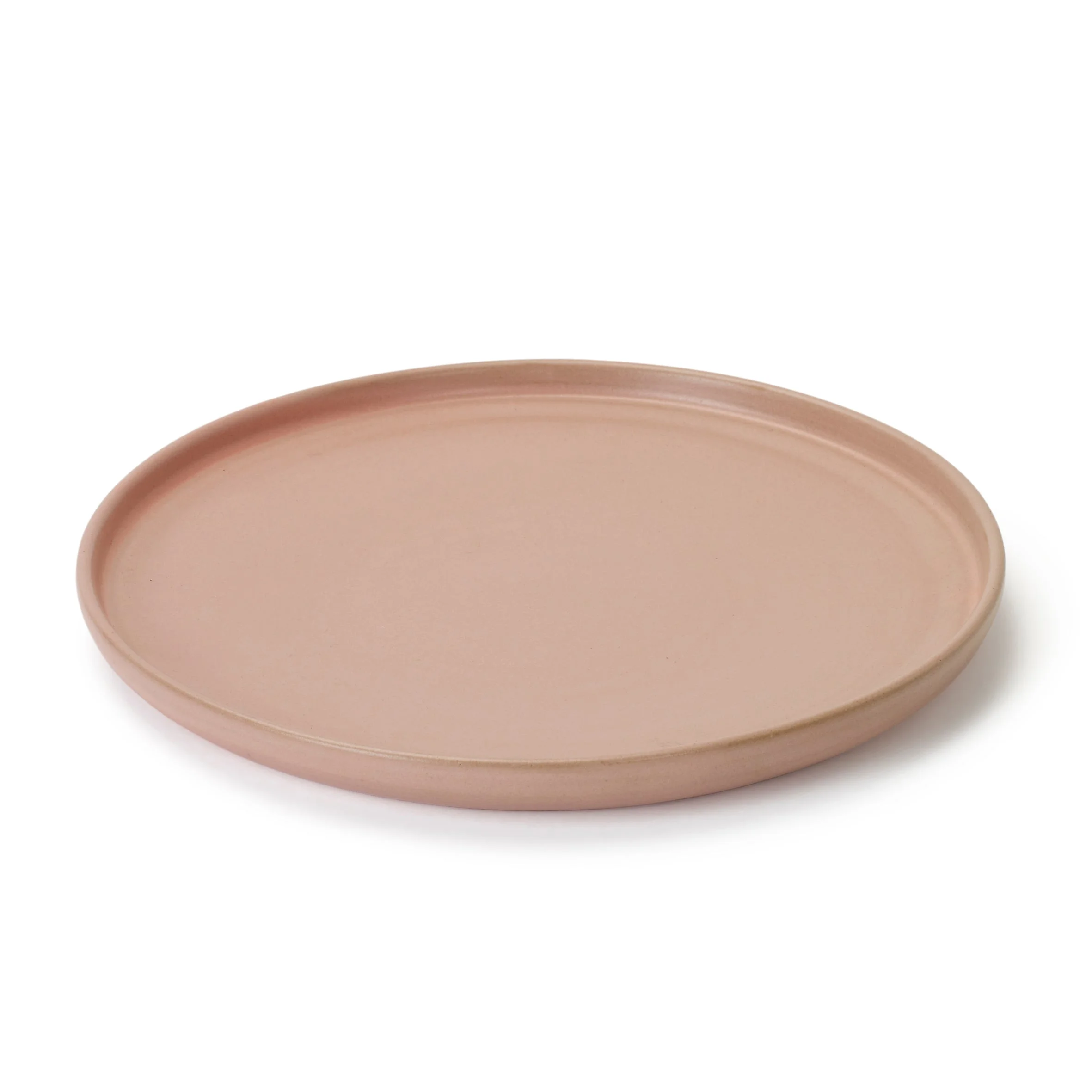 Pink Stoneware Serving Platter – image 1
