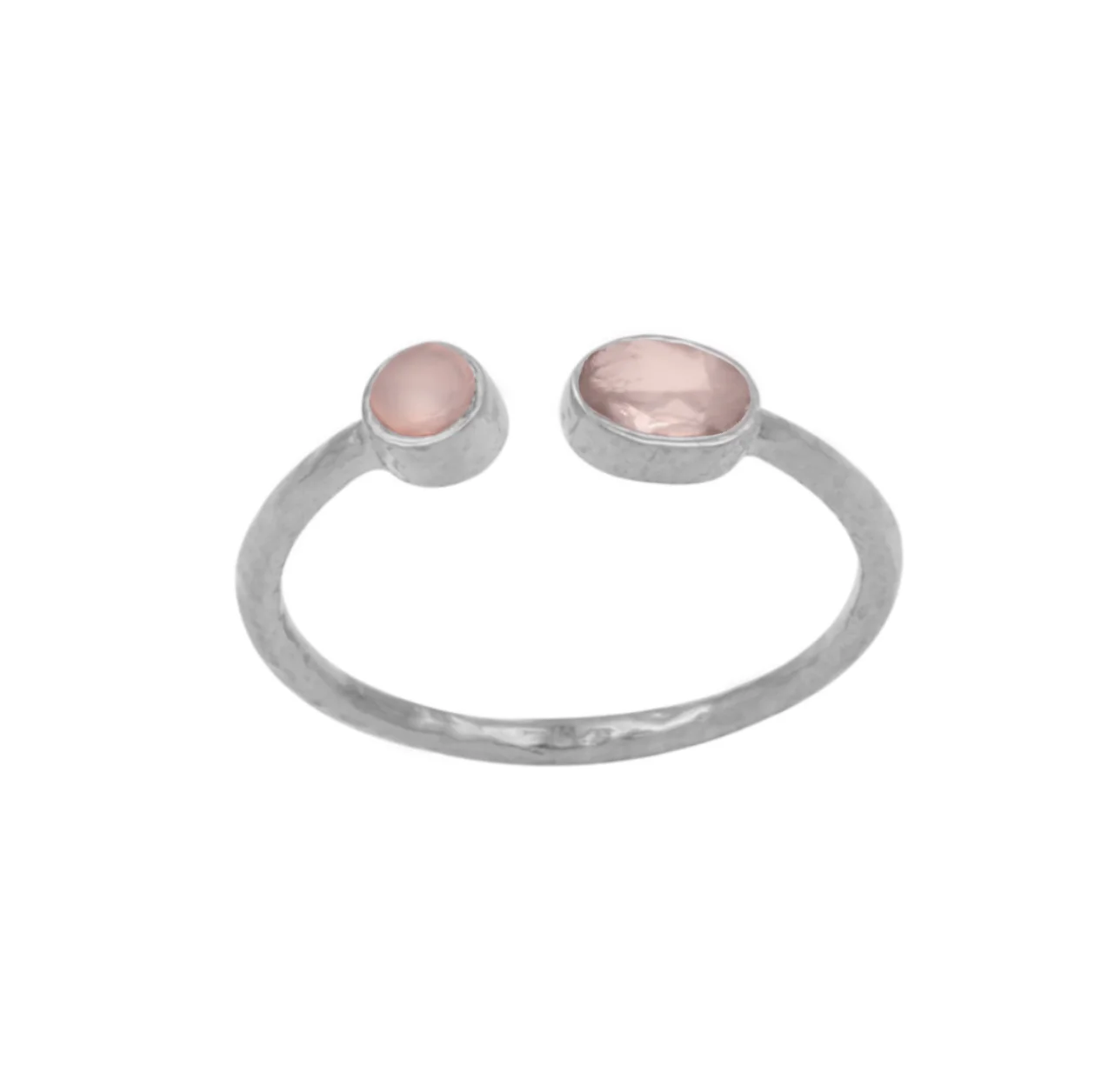 Pooja Open Ring - Silver