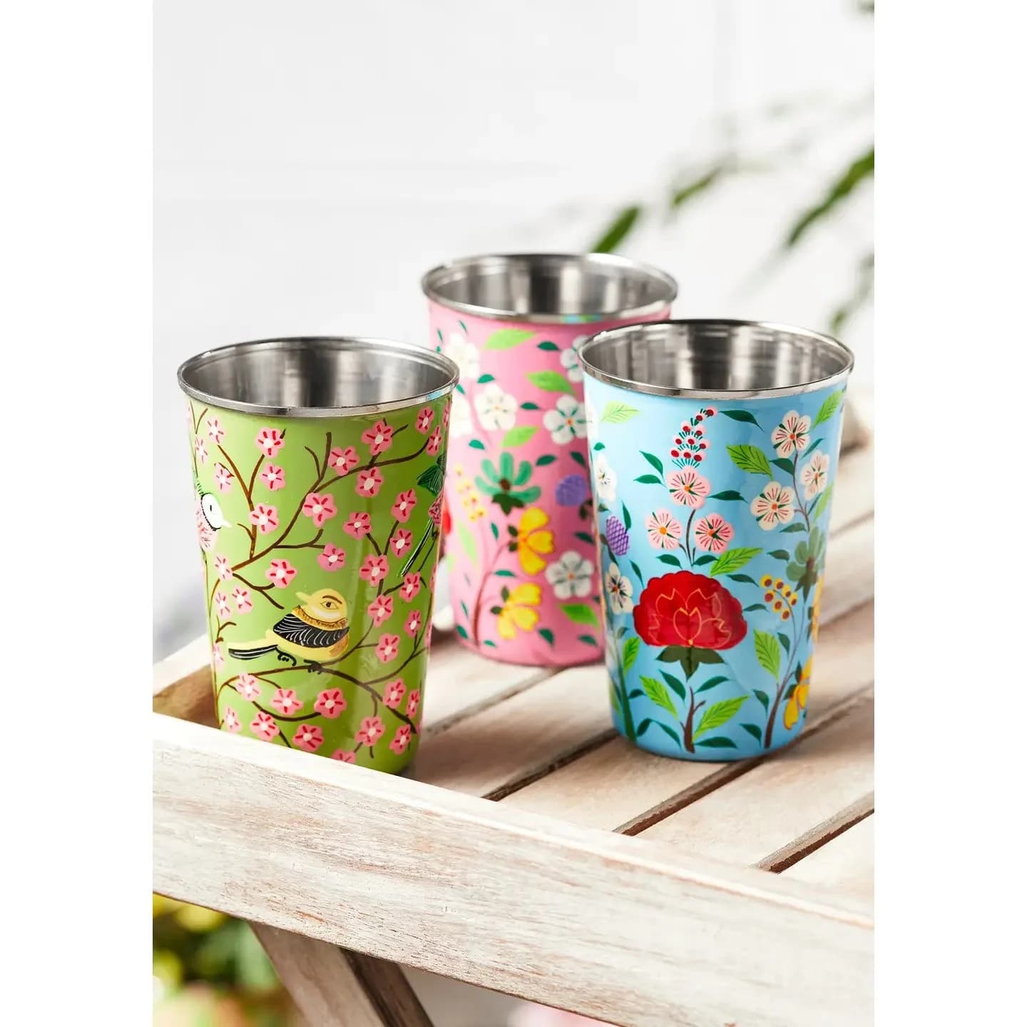 Sanasar Hand Painted Enamel Tumbler