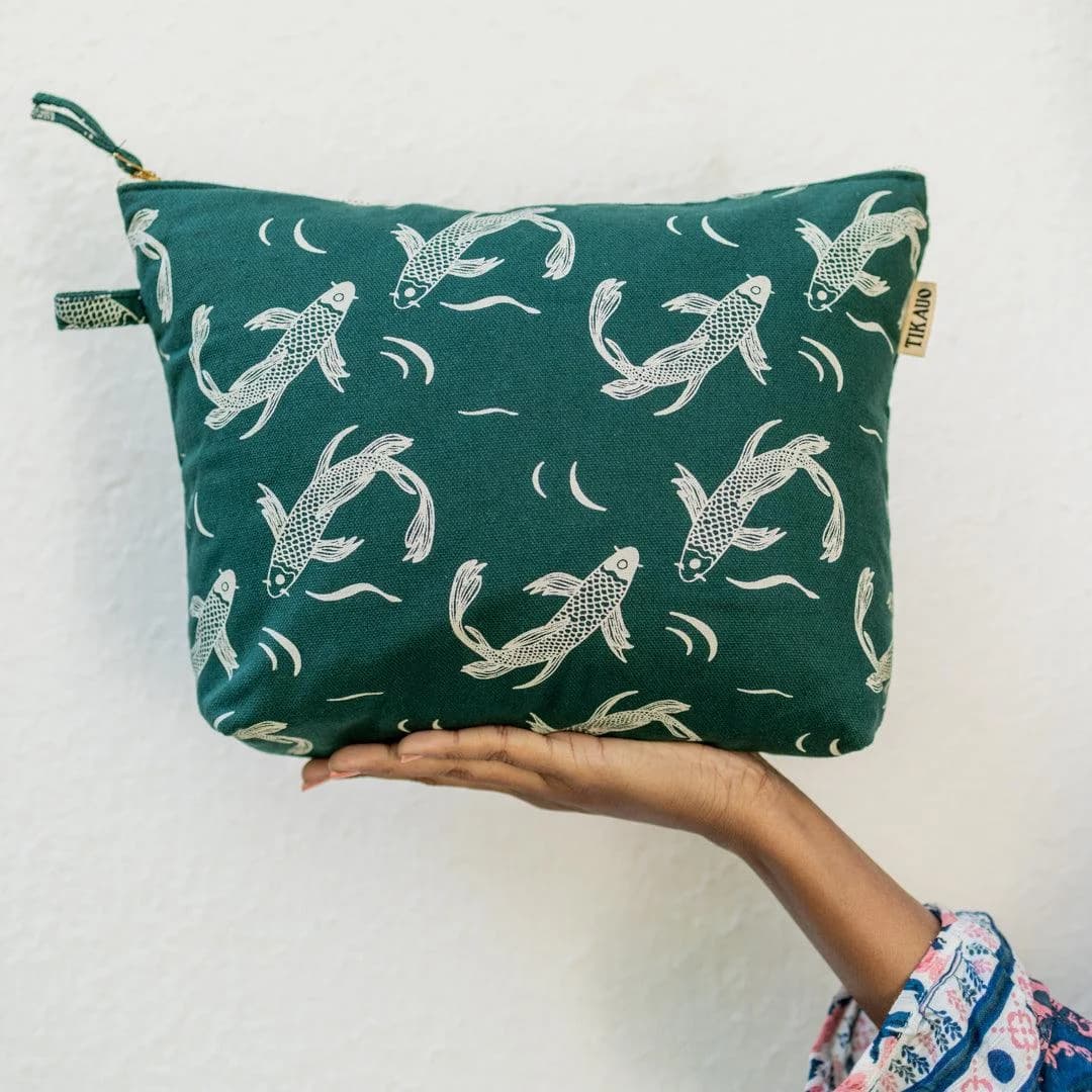 Sakana Wash Bag - Green