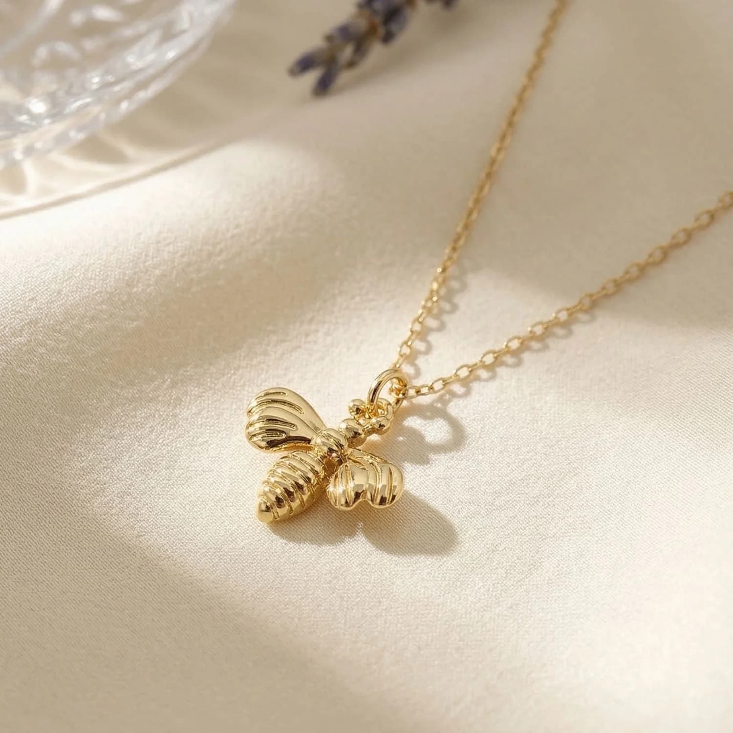 Insect Bug Bee Mini Animal Pendant Charm Necklace