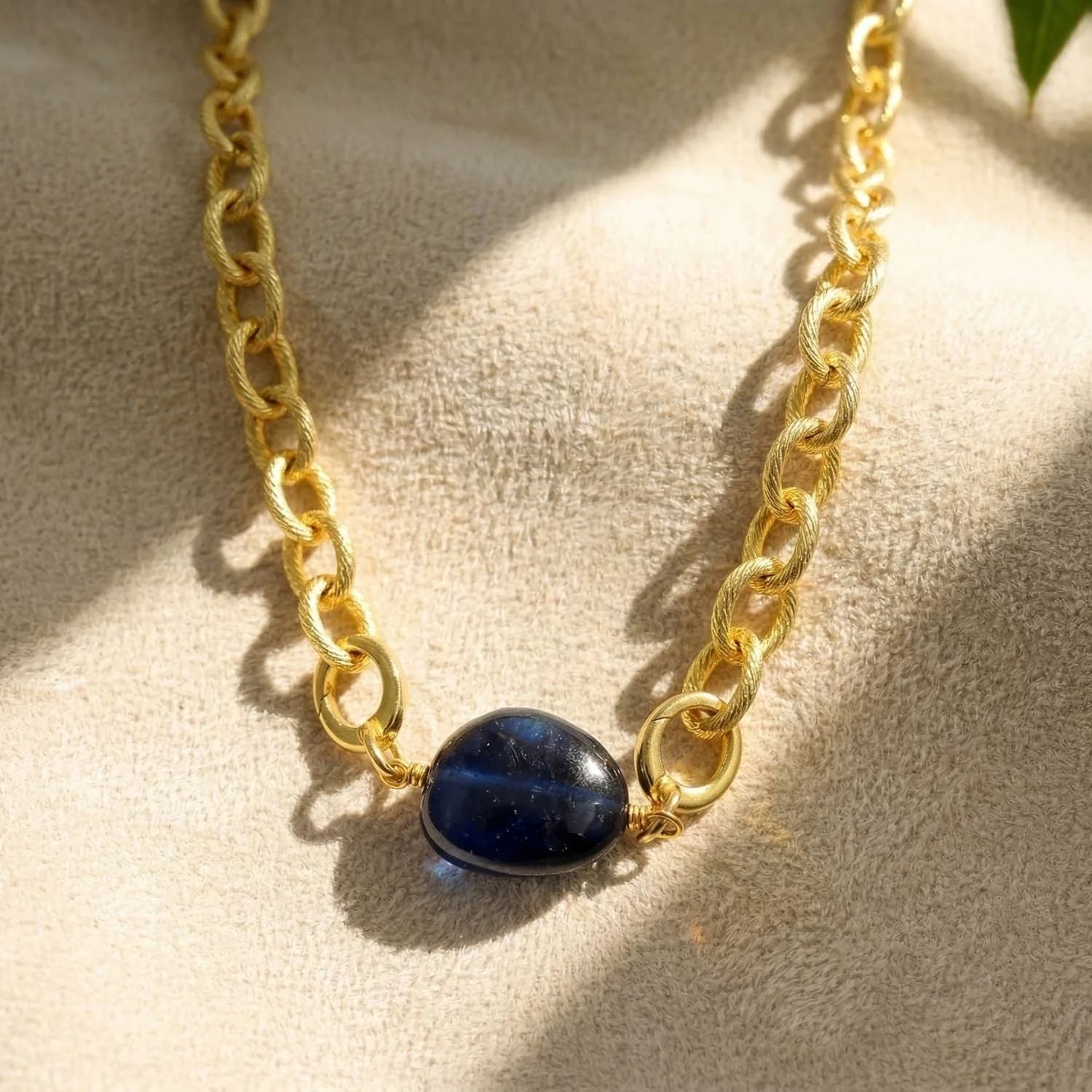 Sapphire September Birthstone Pendant Necklace – image 1