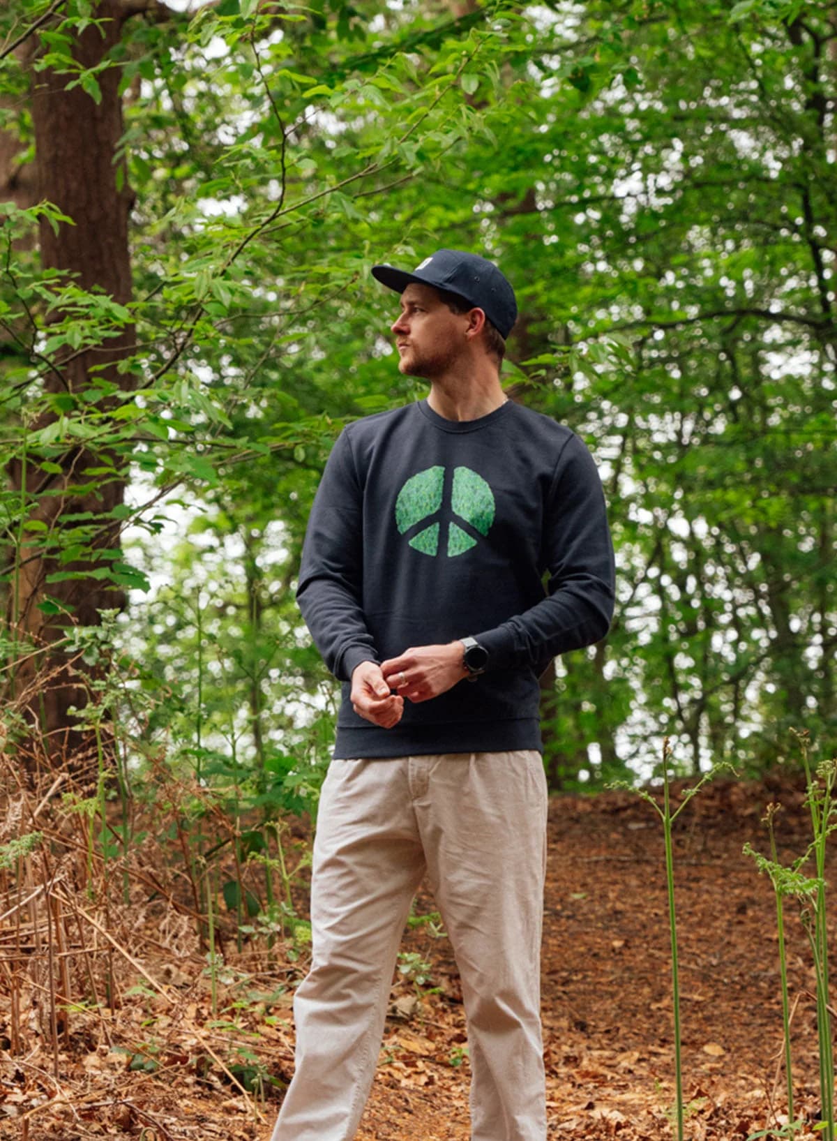Peace Out "Slim Fit" Sweatshirt