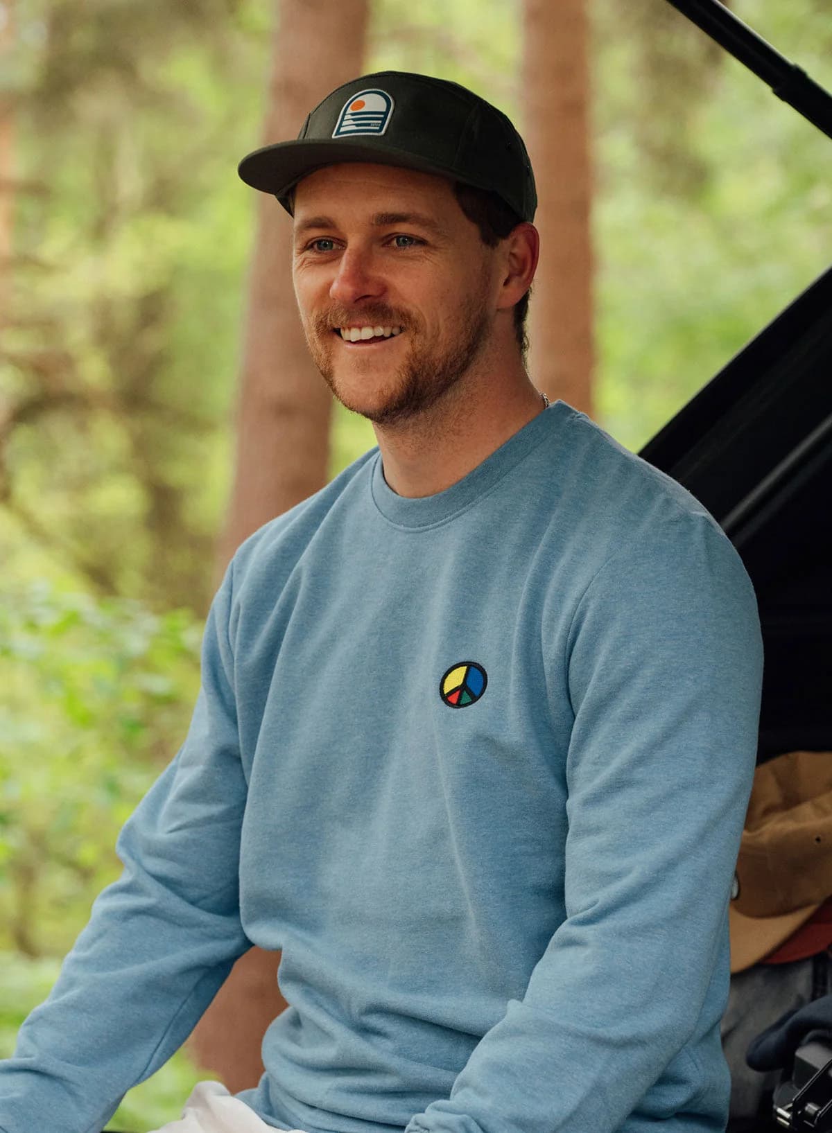 Simon Says Peace EMB "Slim Fit" Sweatshirt