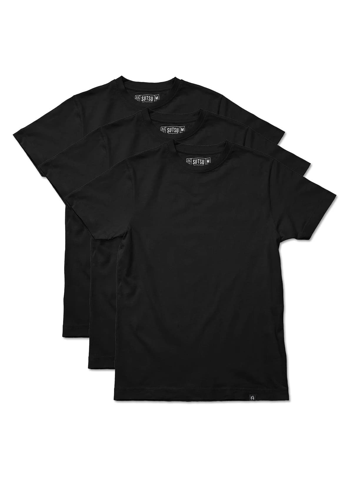 Long Haul 180gsm 3-Pack Black T-Shirts – image 1