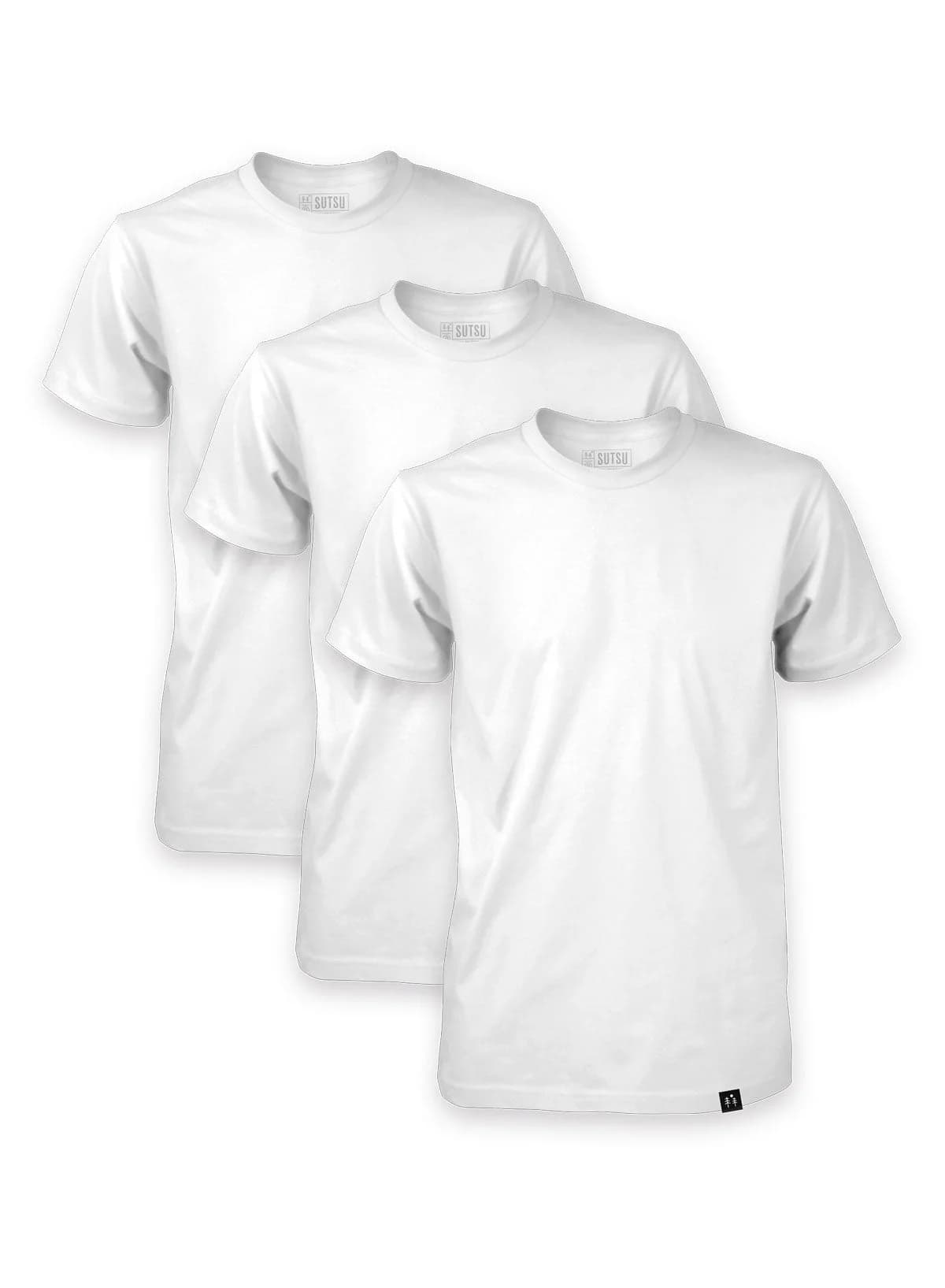 Long Haul 180gsm 3-Pack White T-Shirts