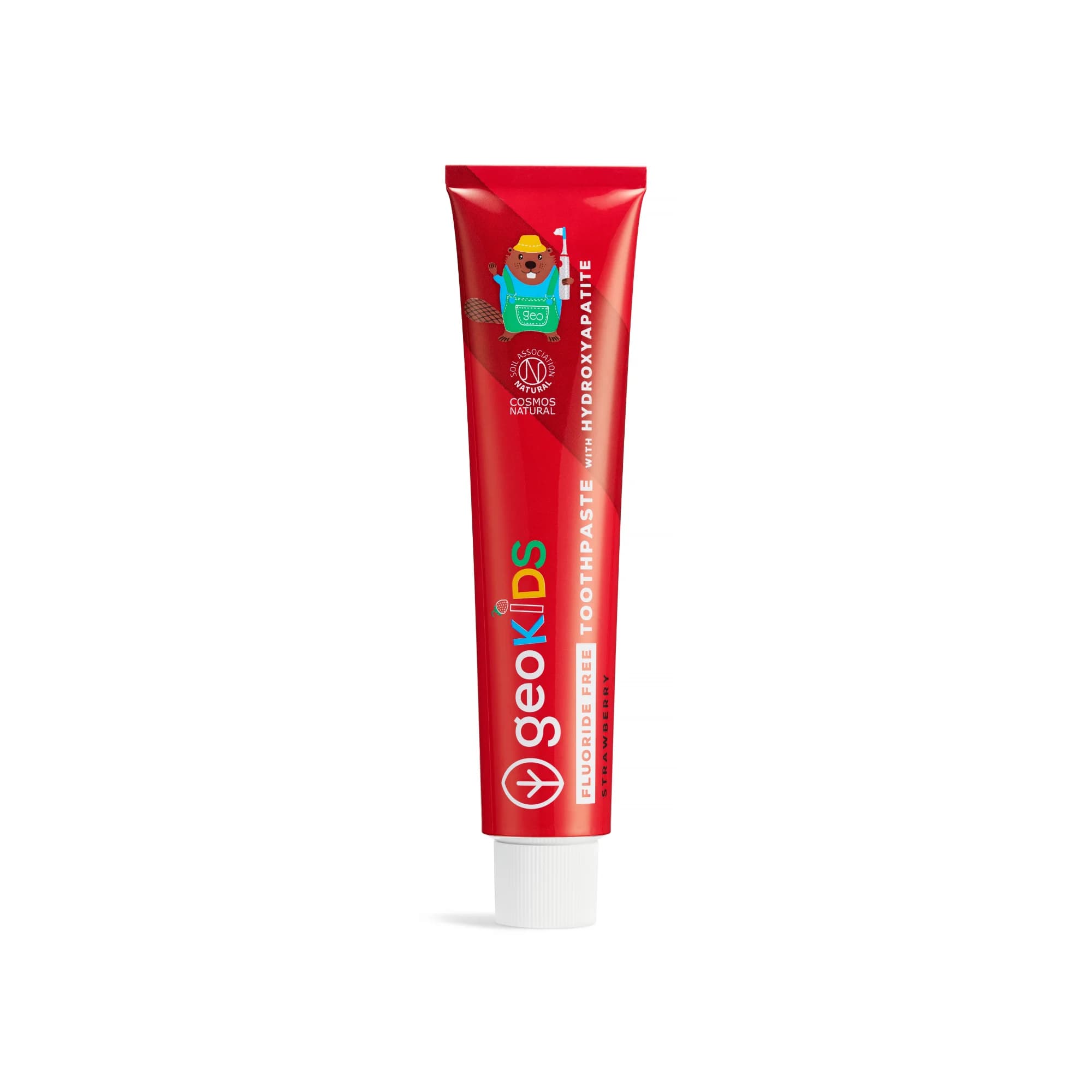 NEW - Kids Toothpaste with Hydroxyapatite - Strawberry - Fluoride Free