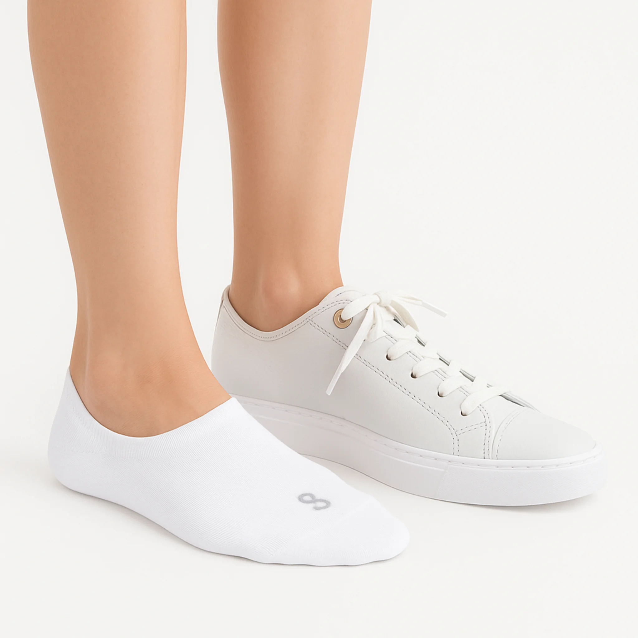 No-Show Socks in Organic Combed Cotton – image 1