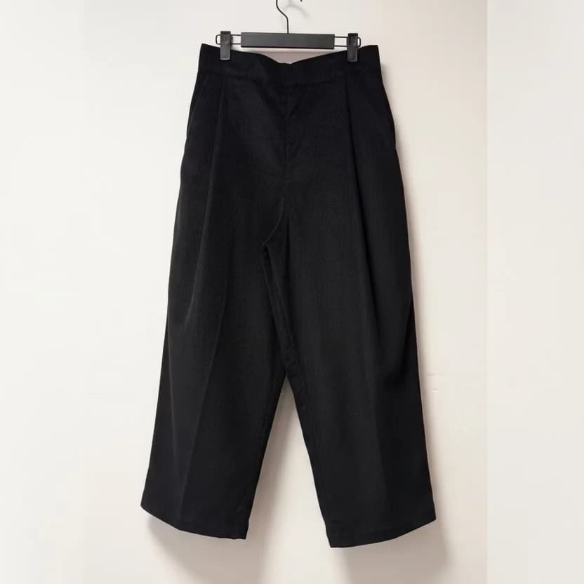 Pre-Loved 'Morley' Black corduroy trousers - Size Small