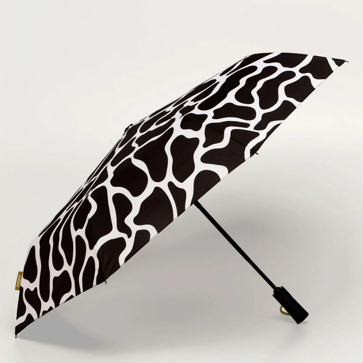 Black & White Ripples Umbrella with Auto Open-Close