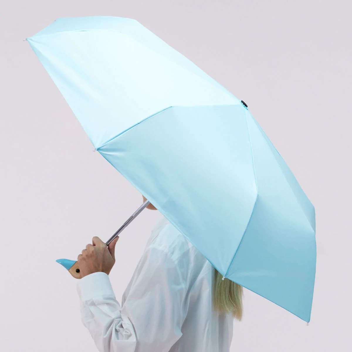 Popsicle Blue Compact Duck Umbrella