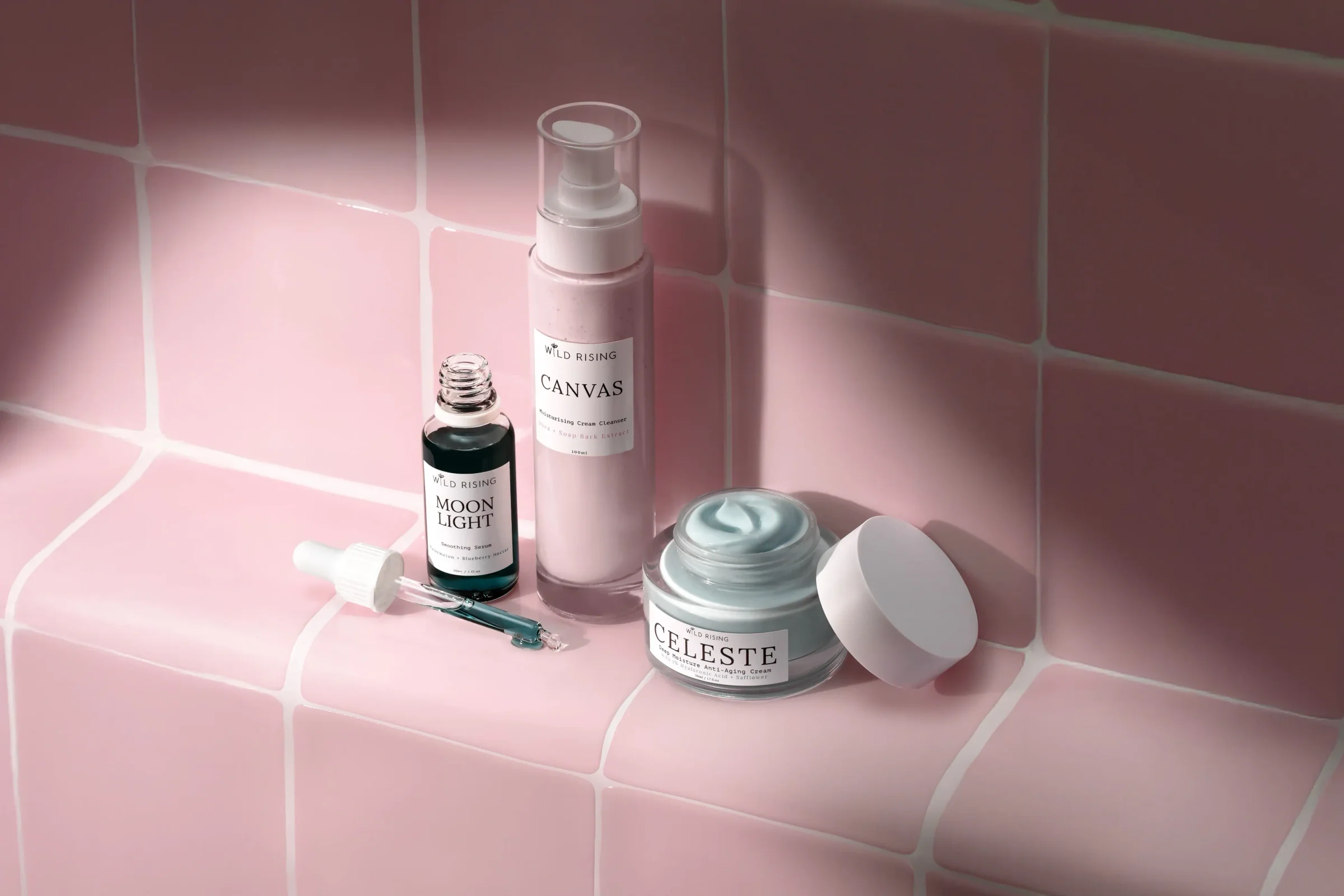 Wild Rising Skincare banner