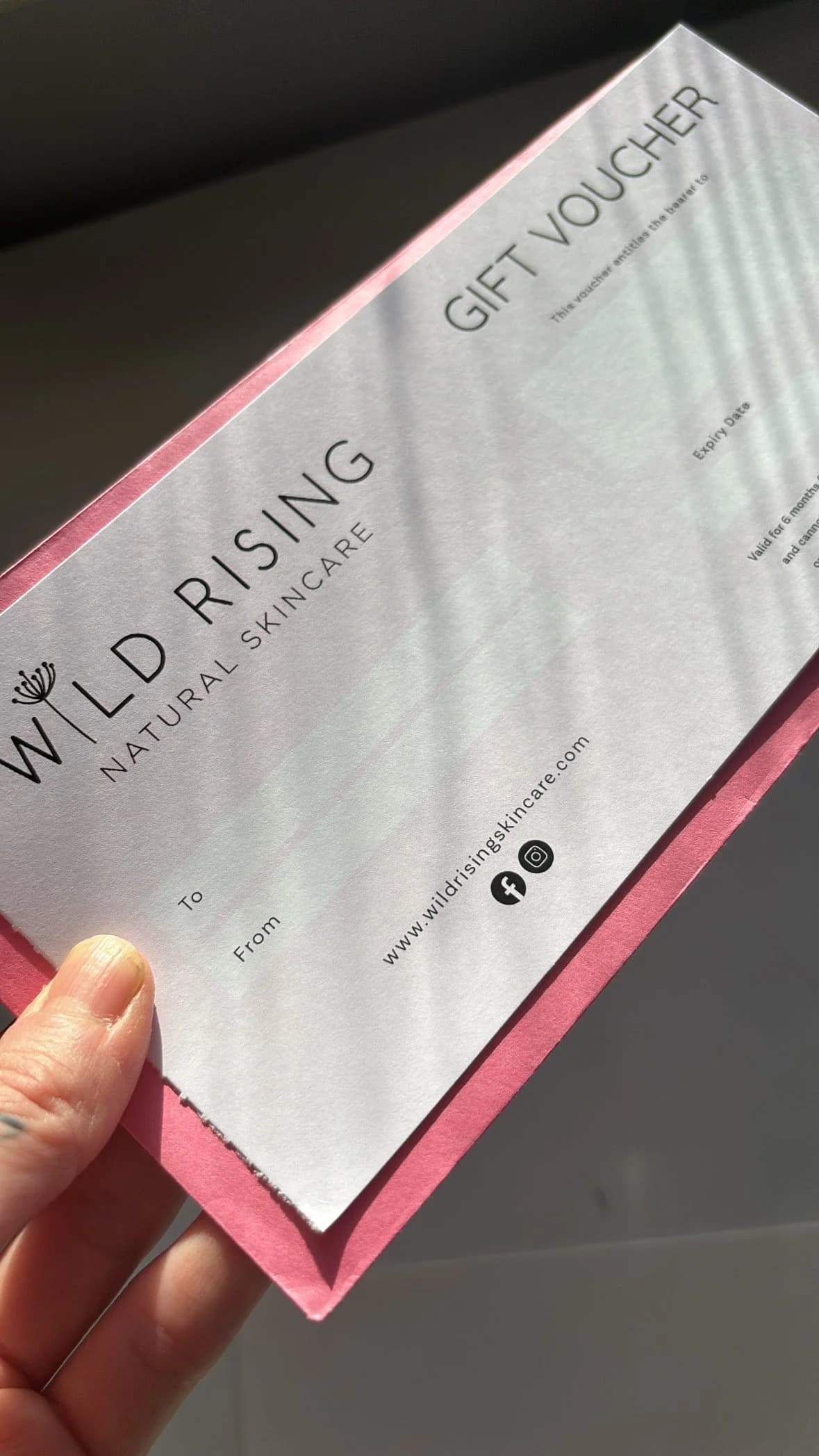 Natural Skincare Gift Voucher