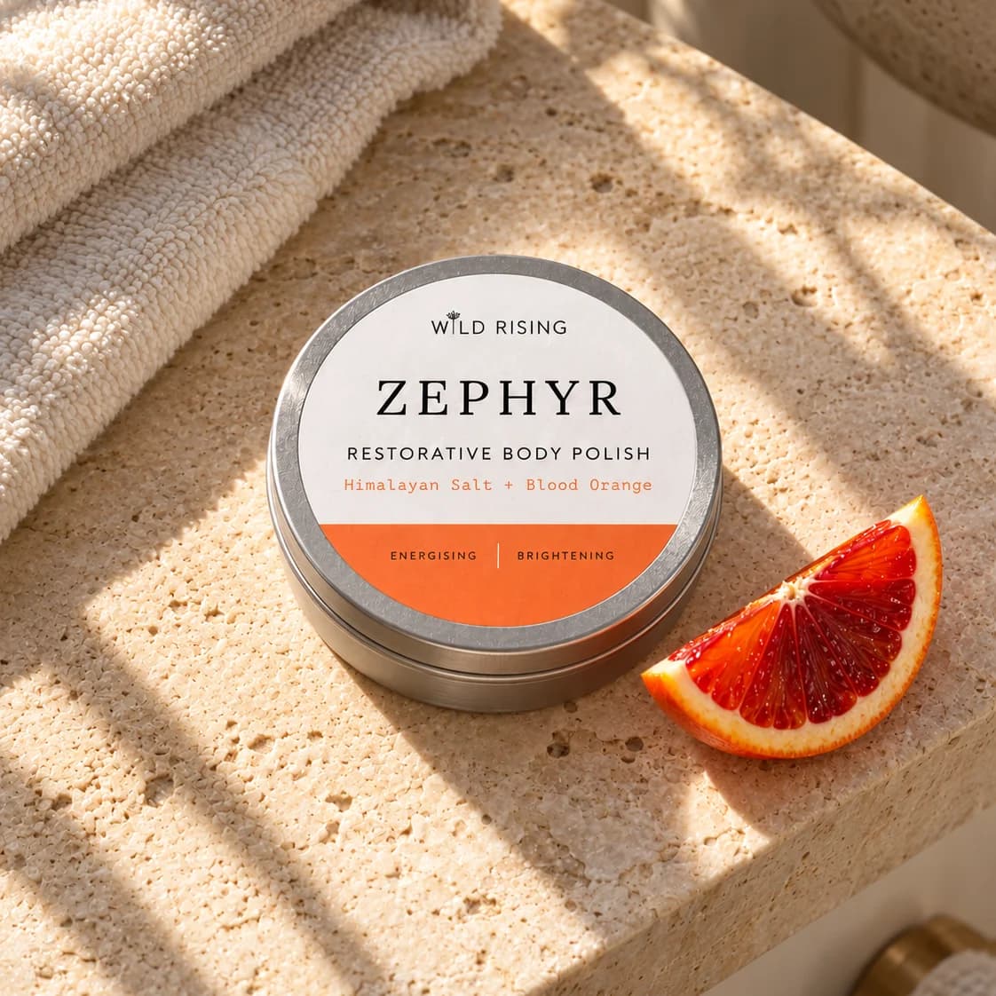 body polish in a tin