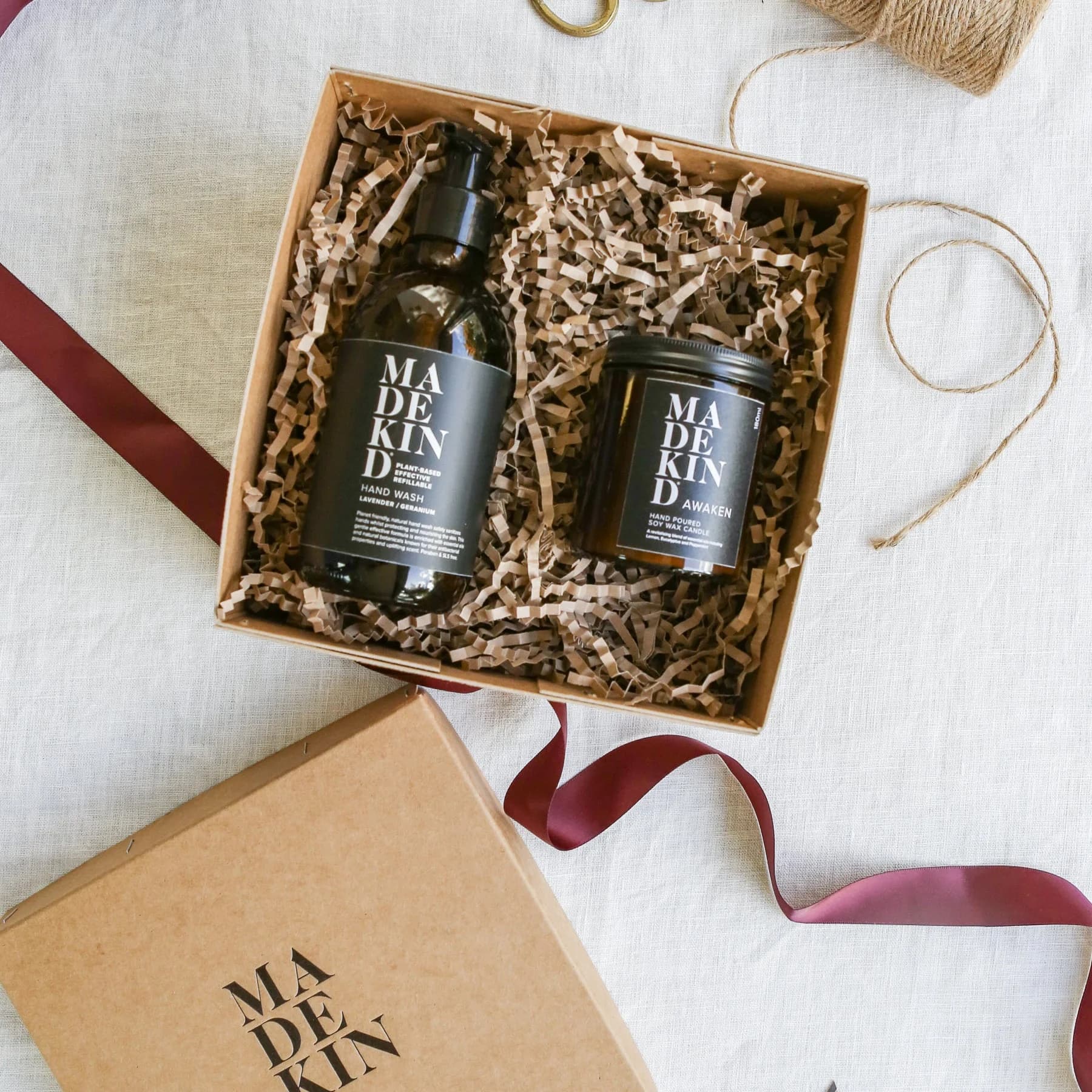 MadeKind Gift Box with Natural Hand Wash and Aromatherapy Candle – image 1