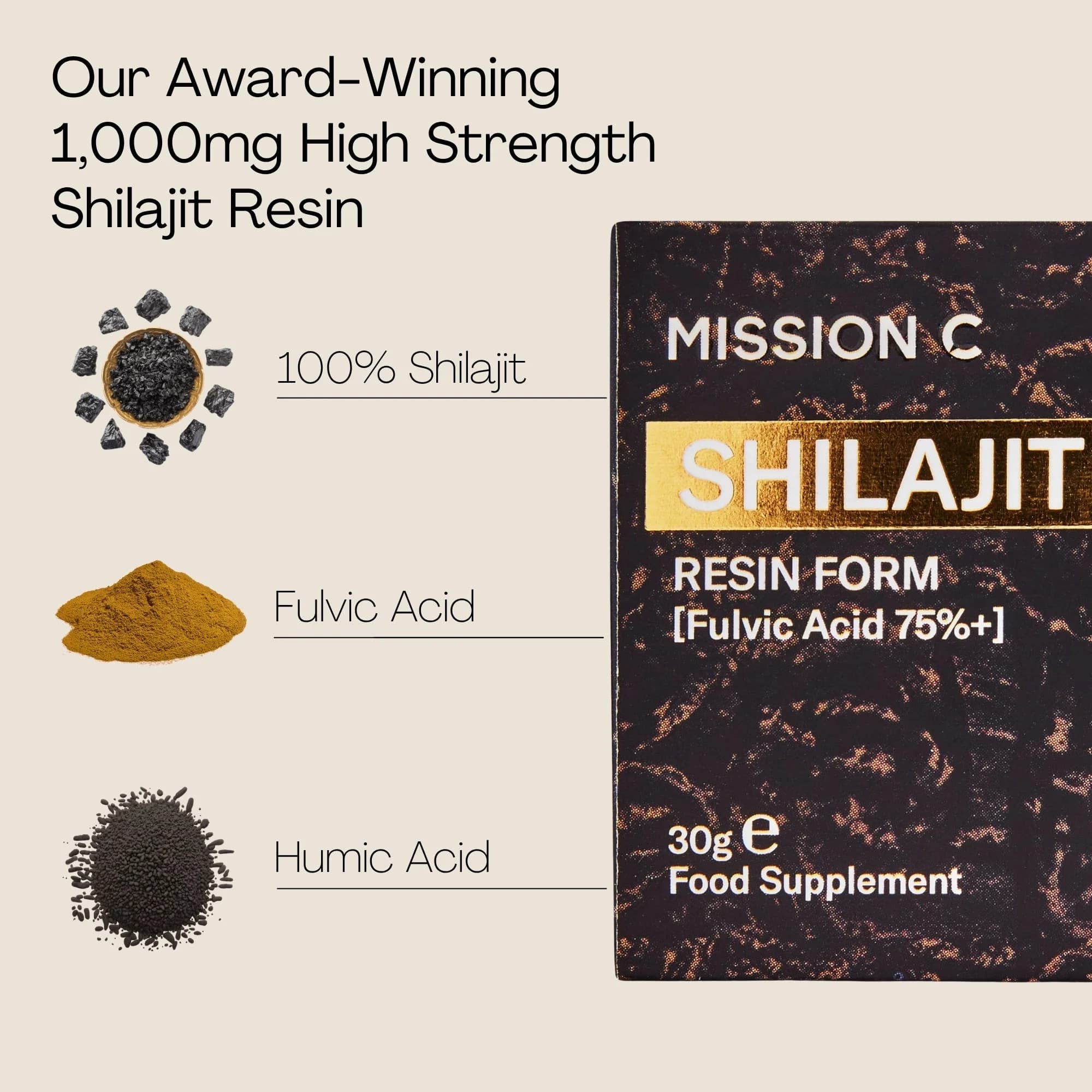 Pure Himalayan Shilajit Resin