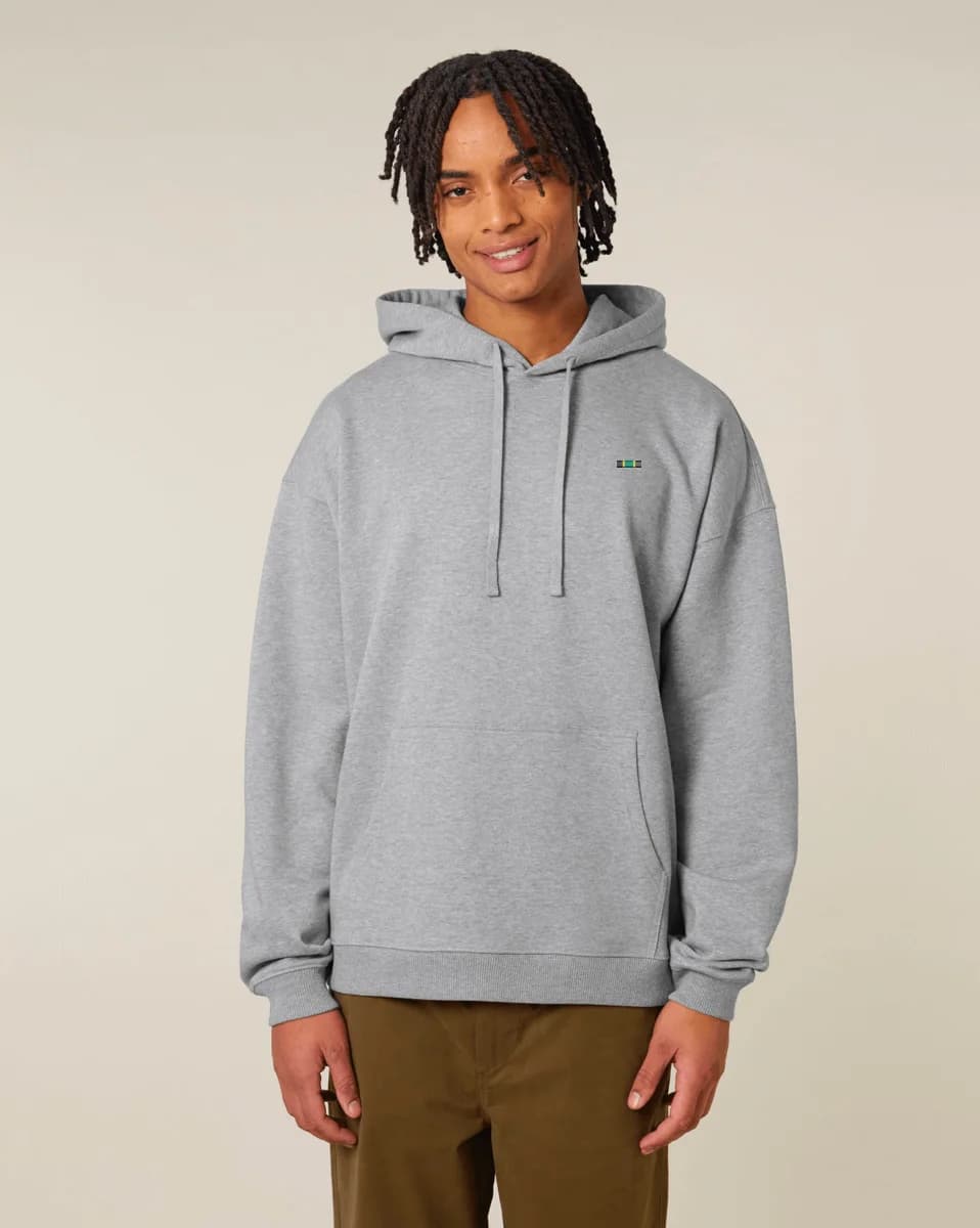 Tiny Flag Hoodie | Relaxed Fit | 100% Organic Cotton.