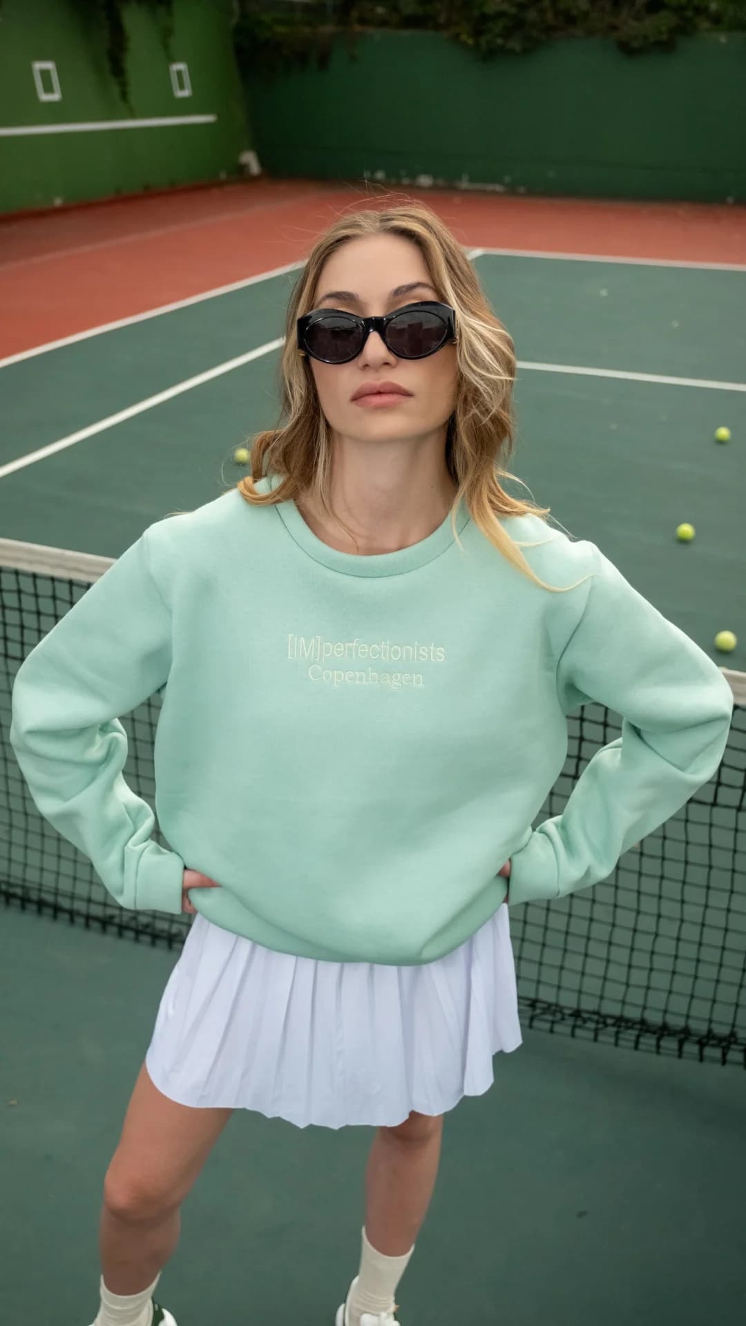 Matcha Green Tiger Sweatshirt