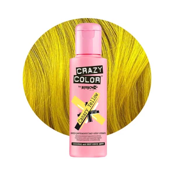 Canary Yellow (Sunshine Yellow) - Semi-Permanent Hair Dye - Crazy Color