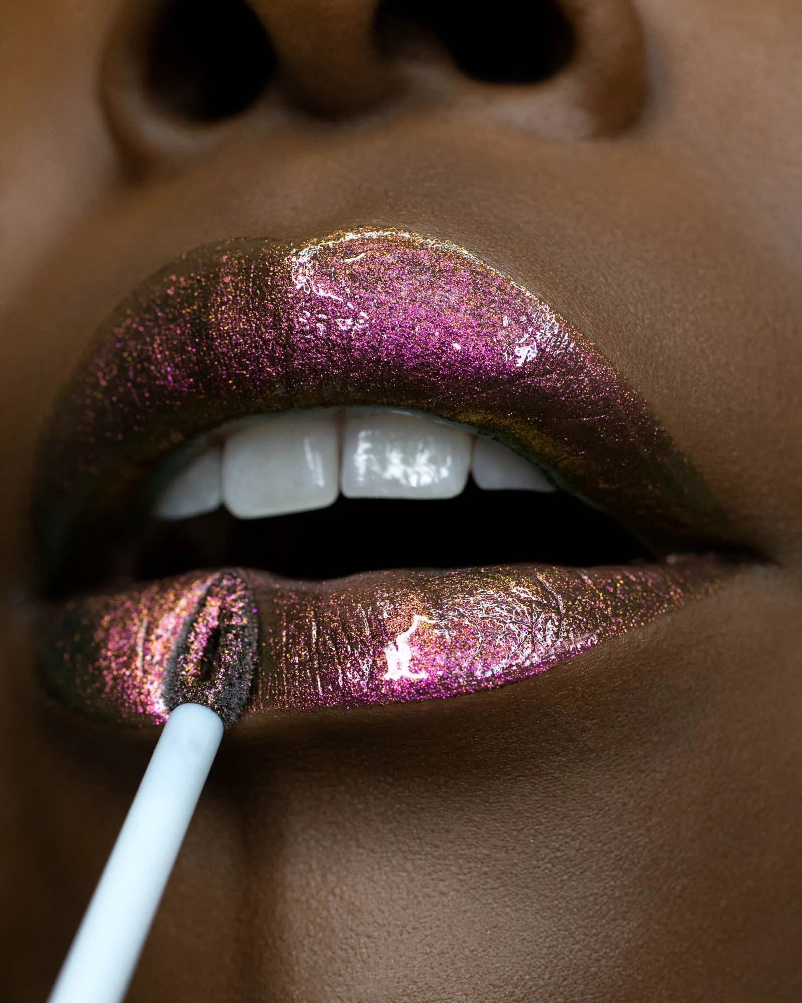 Maia Chroma Gloss (Purple/Gold) - Multichrome Lip Gloss - Glisten Cosmetics