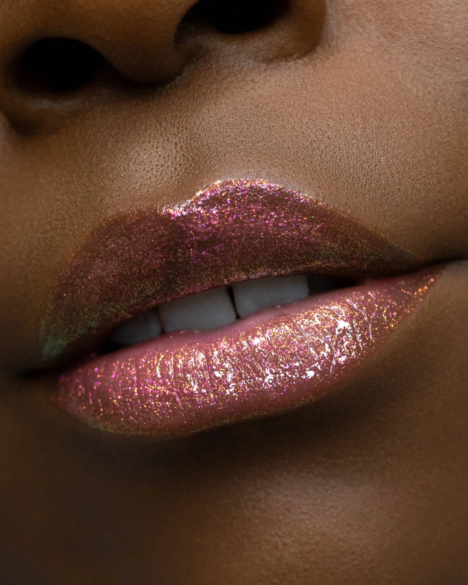 Nova Chroma Gloss (Pink/Gold) - Multichrome Lip Gloss - Glisten Cosmetics