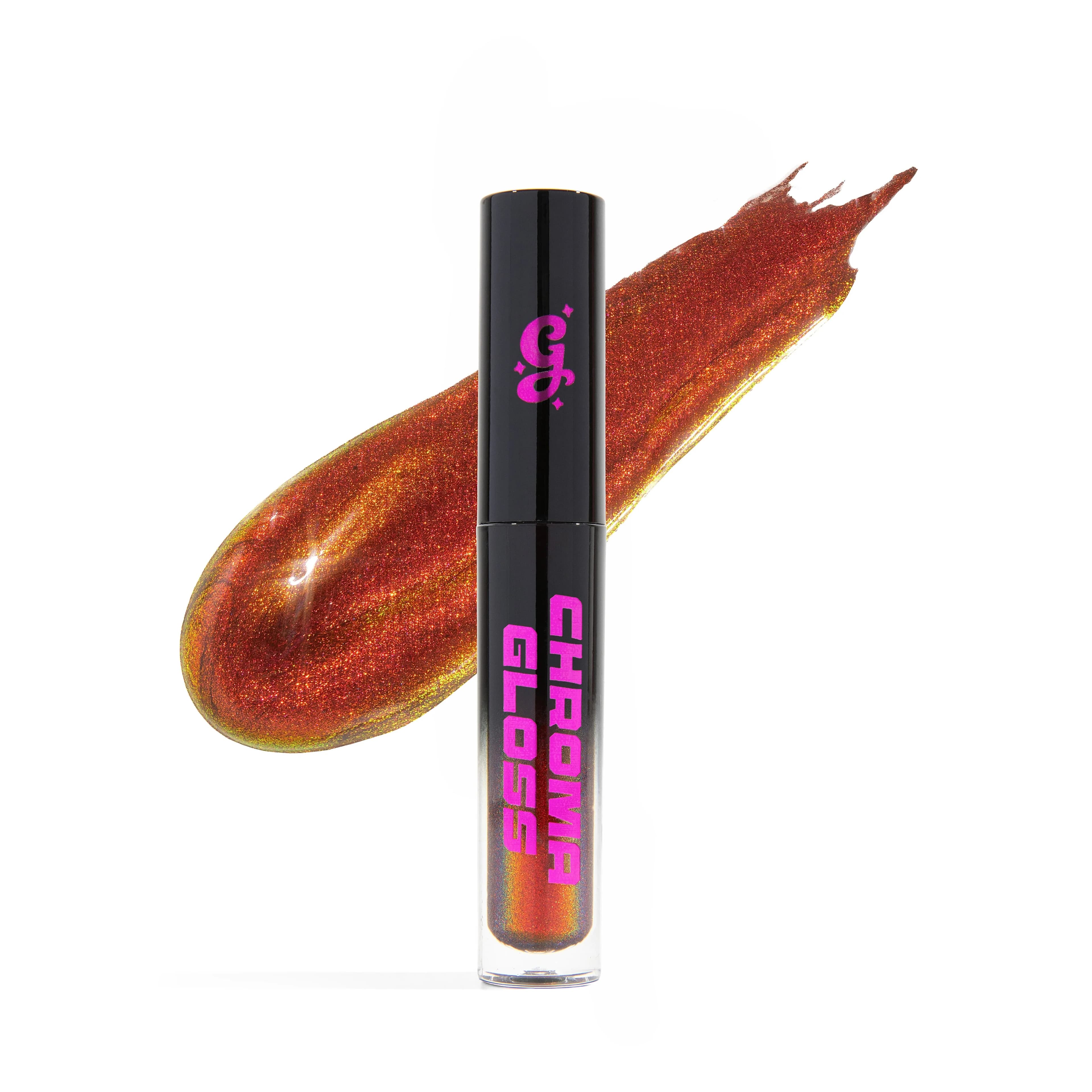 Phoenix Chroma Gloss (Bronze/Gold) - Multichrome Lip Gloss - Glisten Cosmetics