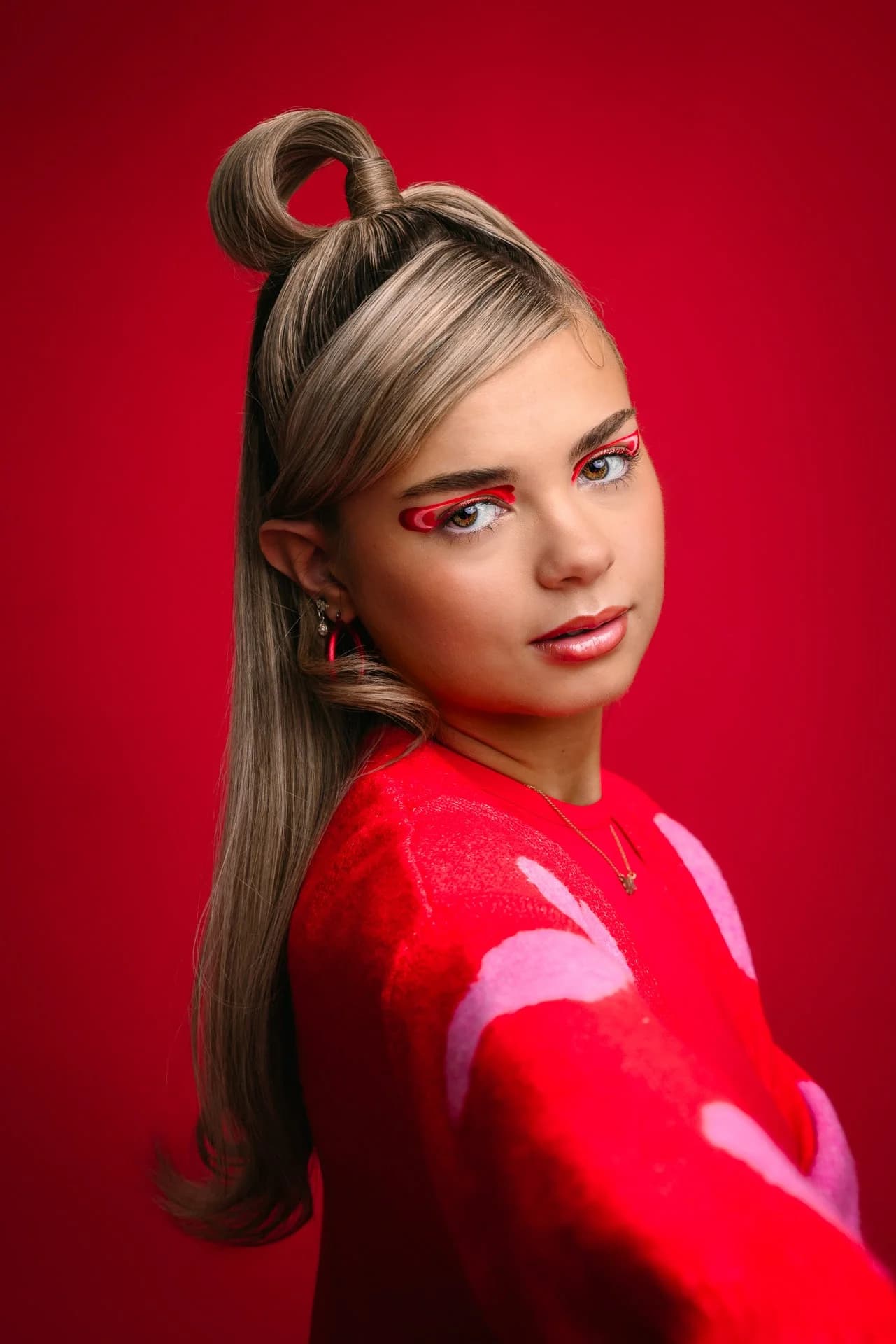 Po Wet Liner Palette (Red/Pink) - Glisten Cosmetics X Teletubbies